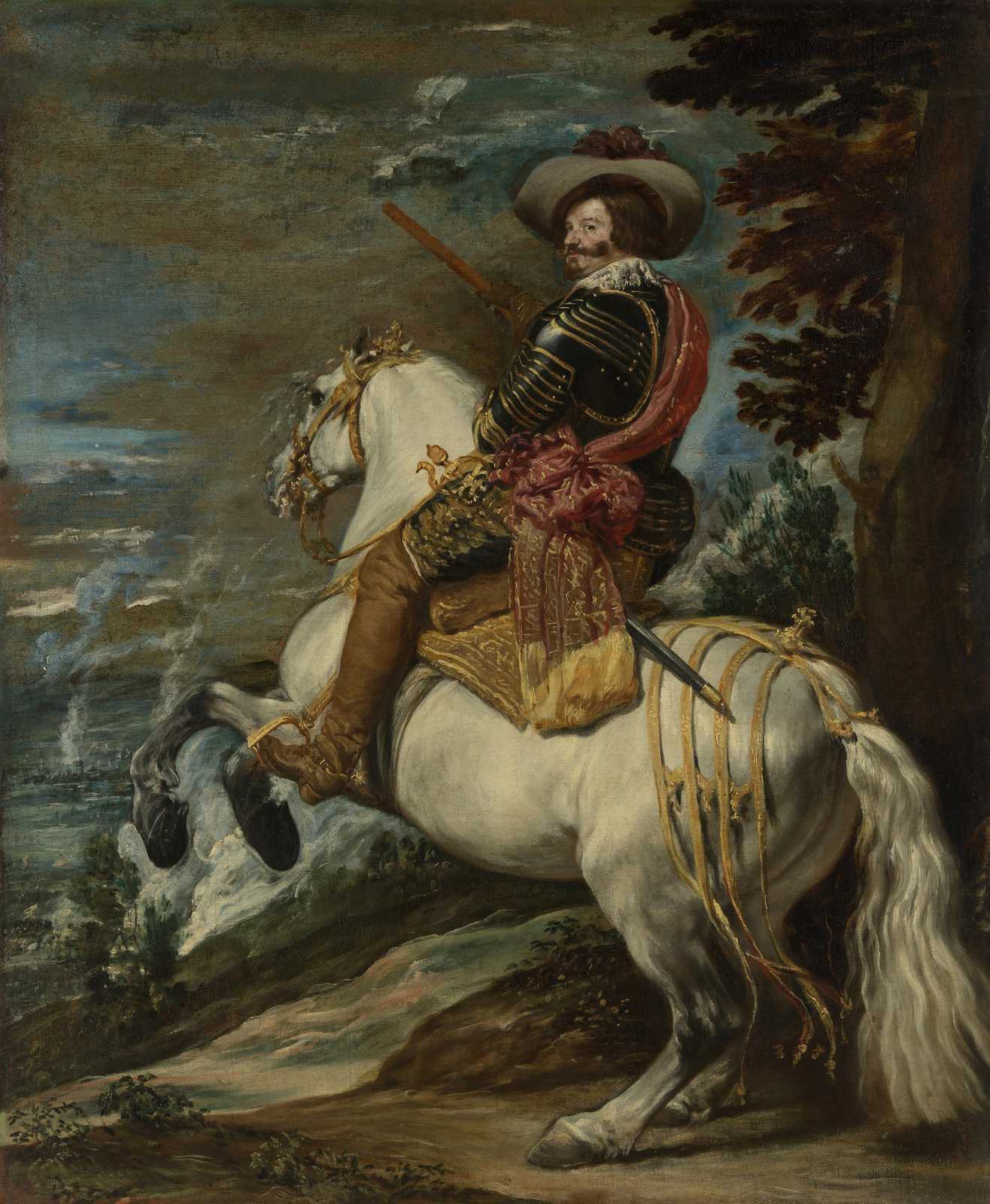 Equestrian Portrait King Philip IV Wall Art