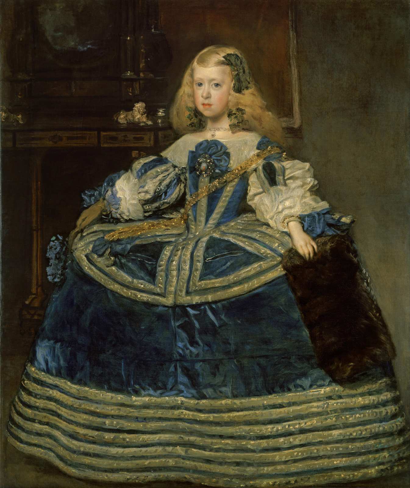 Velázquez Infanta Margarita Blue Ball Gown Wall Art