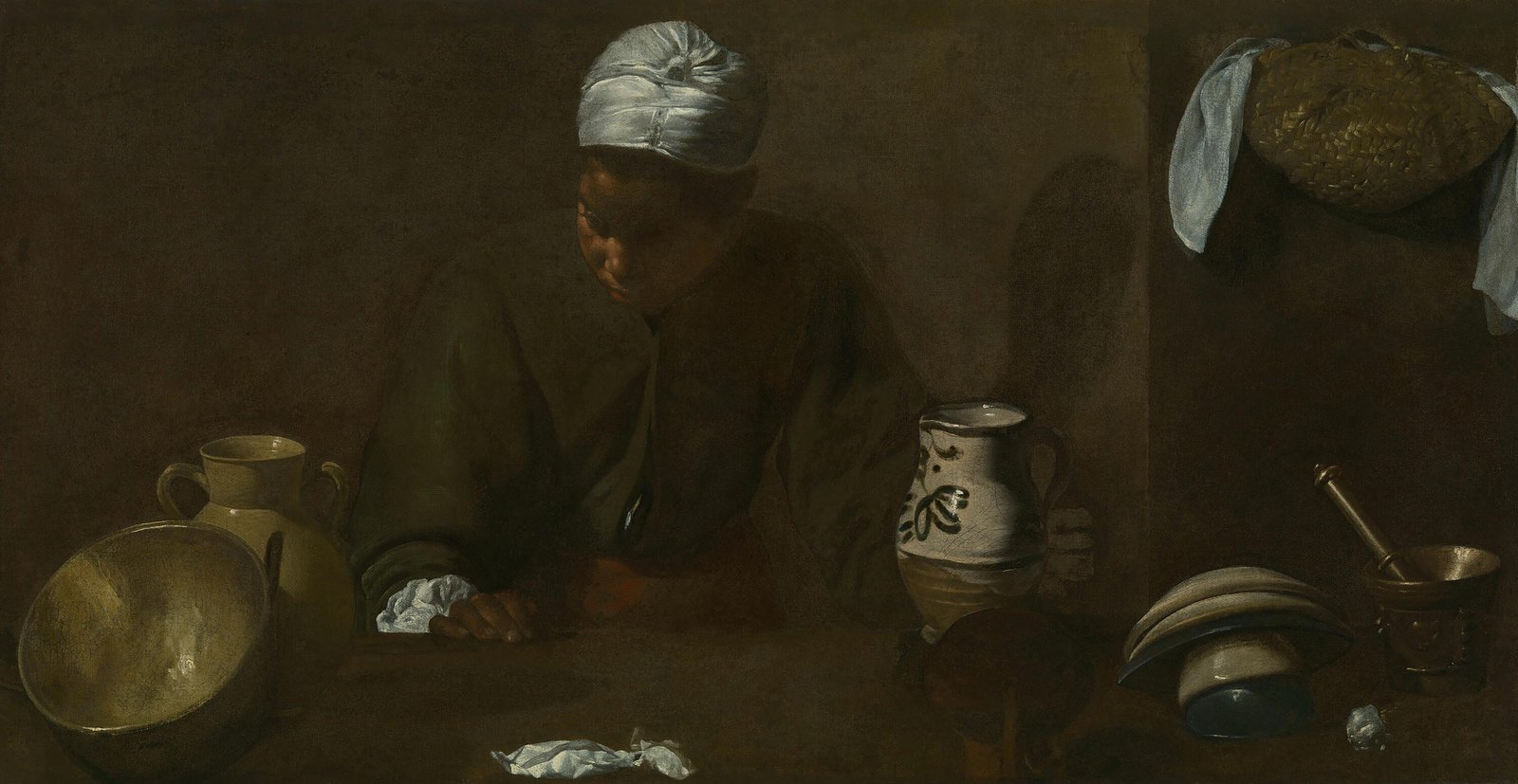 Old Master Kitchen Scene Wall Art