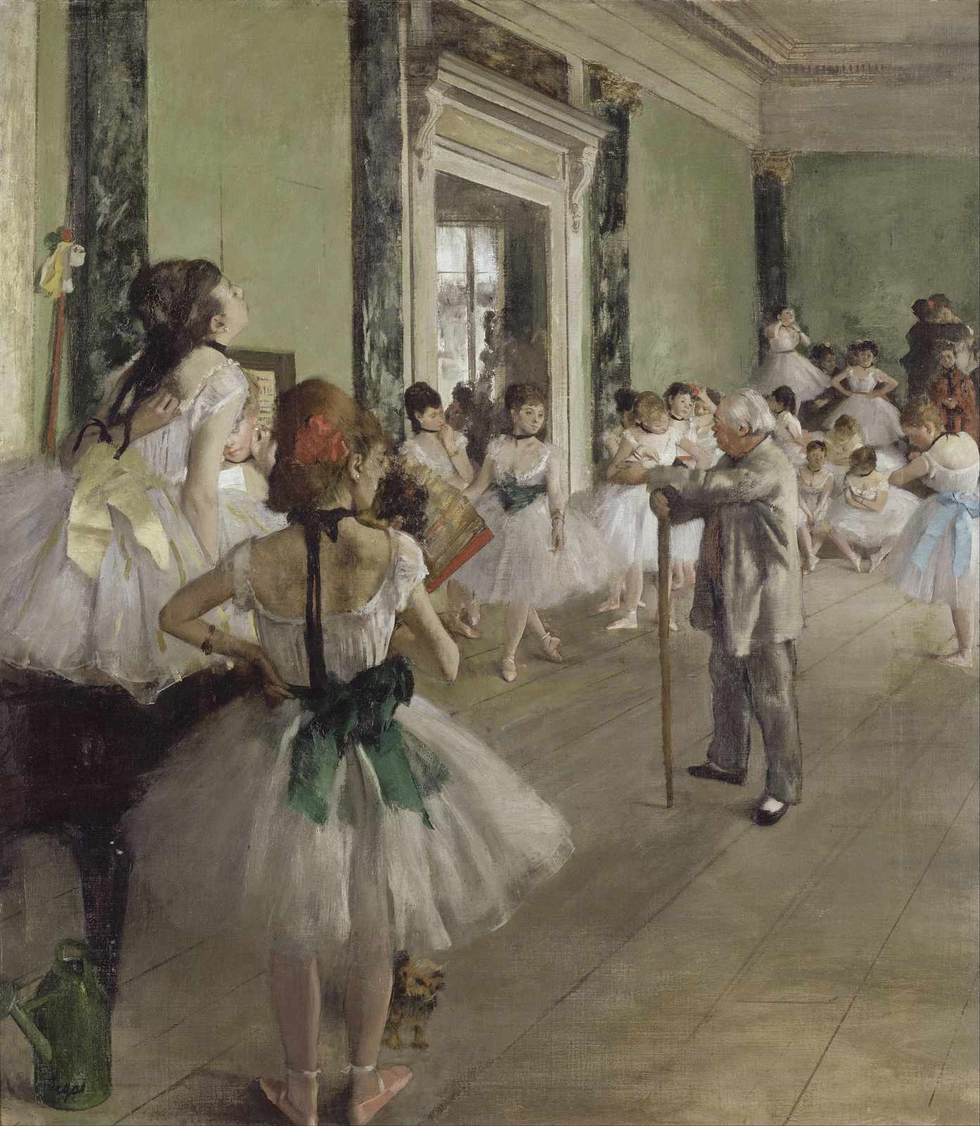Ballet Dancer Rehearsal Impressionist Art Wall Art