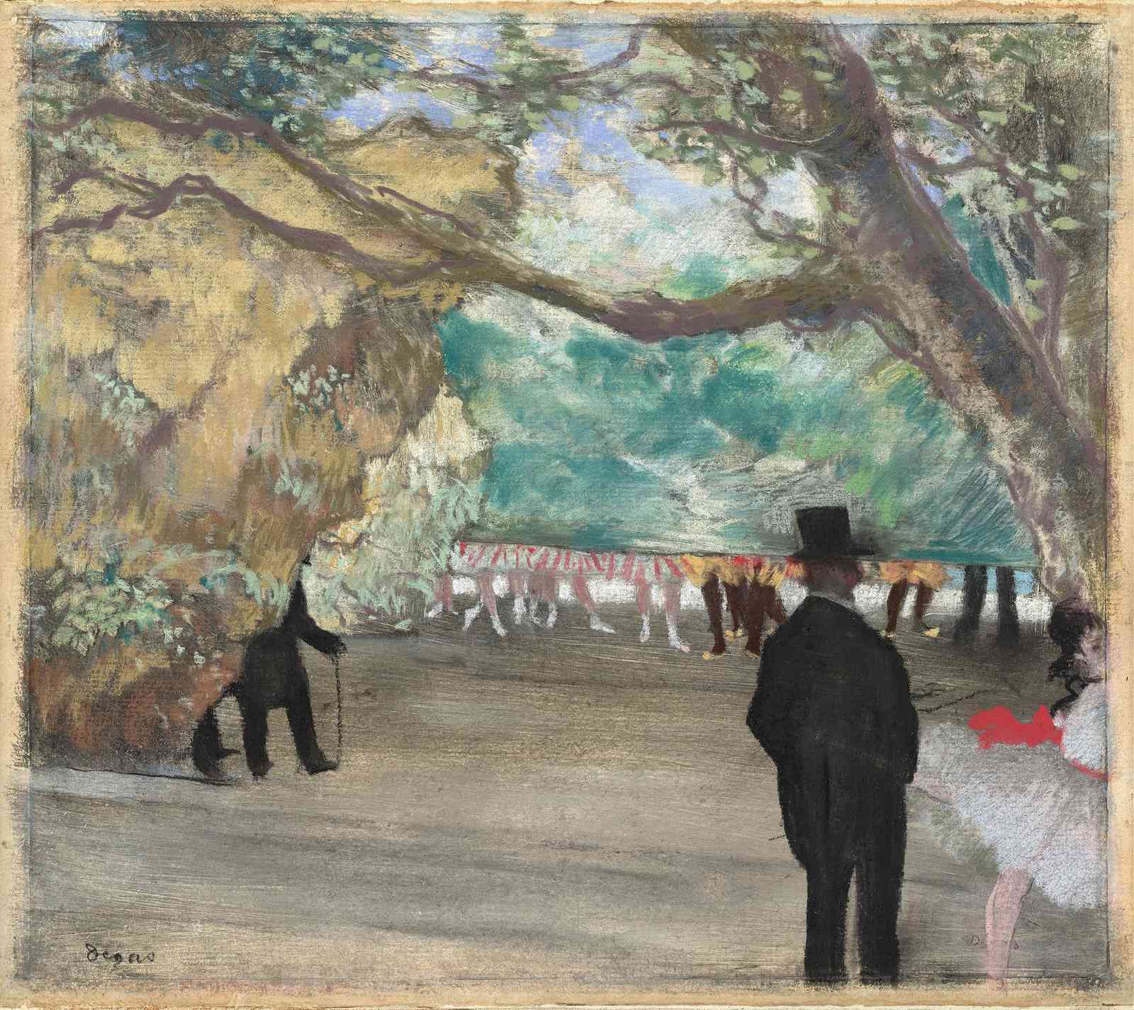 Parisian Promenade Degas Inspired Wall Art