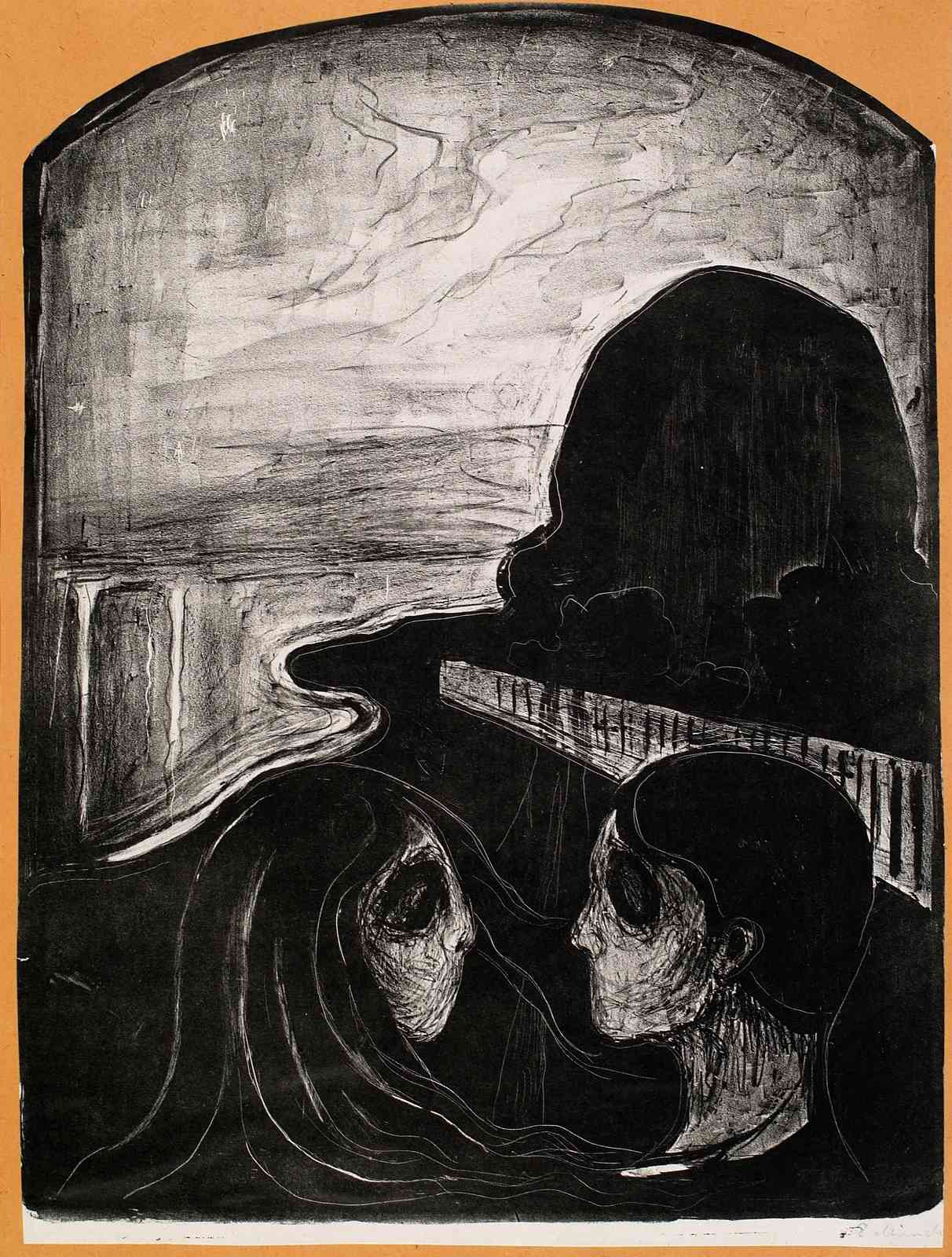 Melancholy Embrace Vintage Art Wall Art