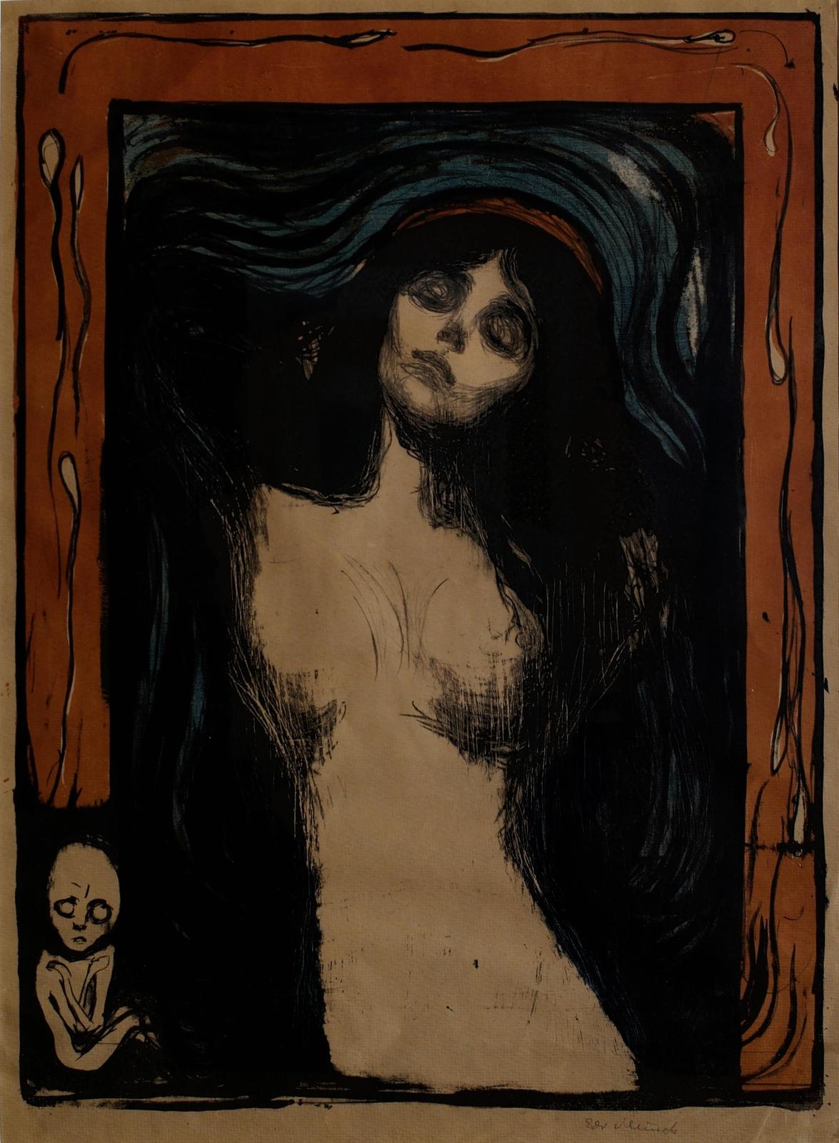 Haunting Madonna Edvard Munch Wall Art