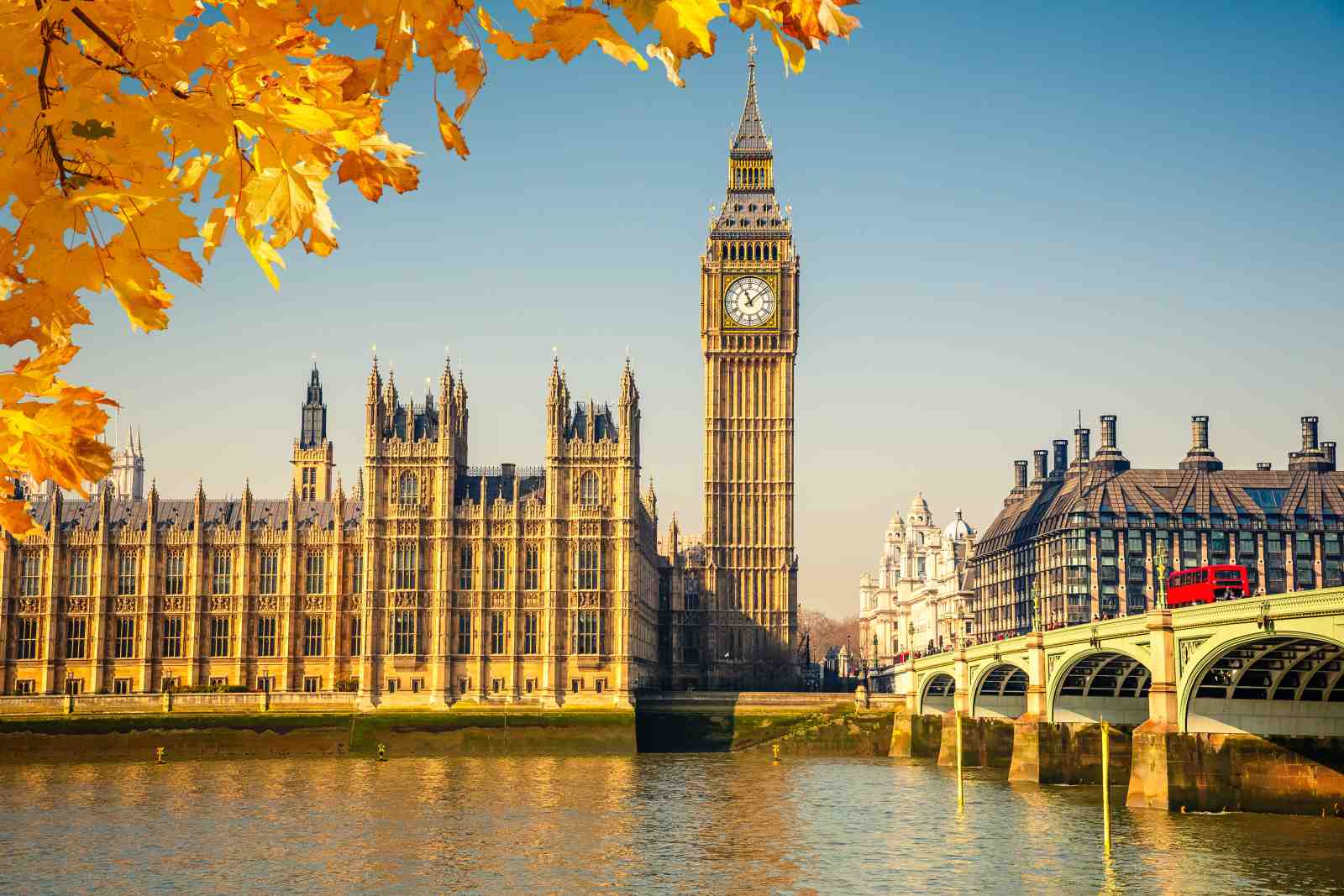 London Autumn Big Ben Wall Art