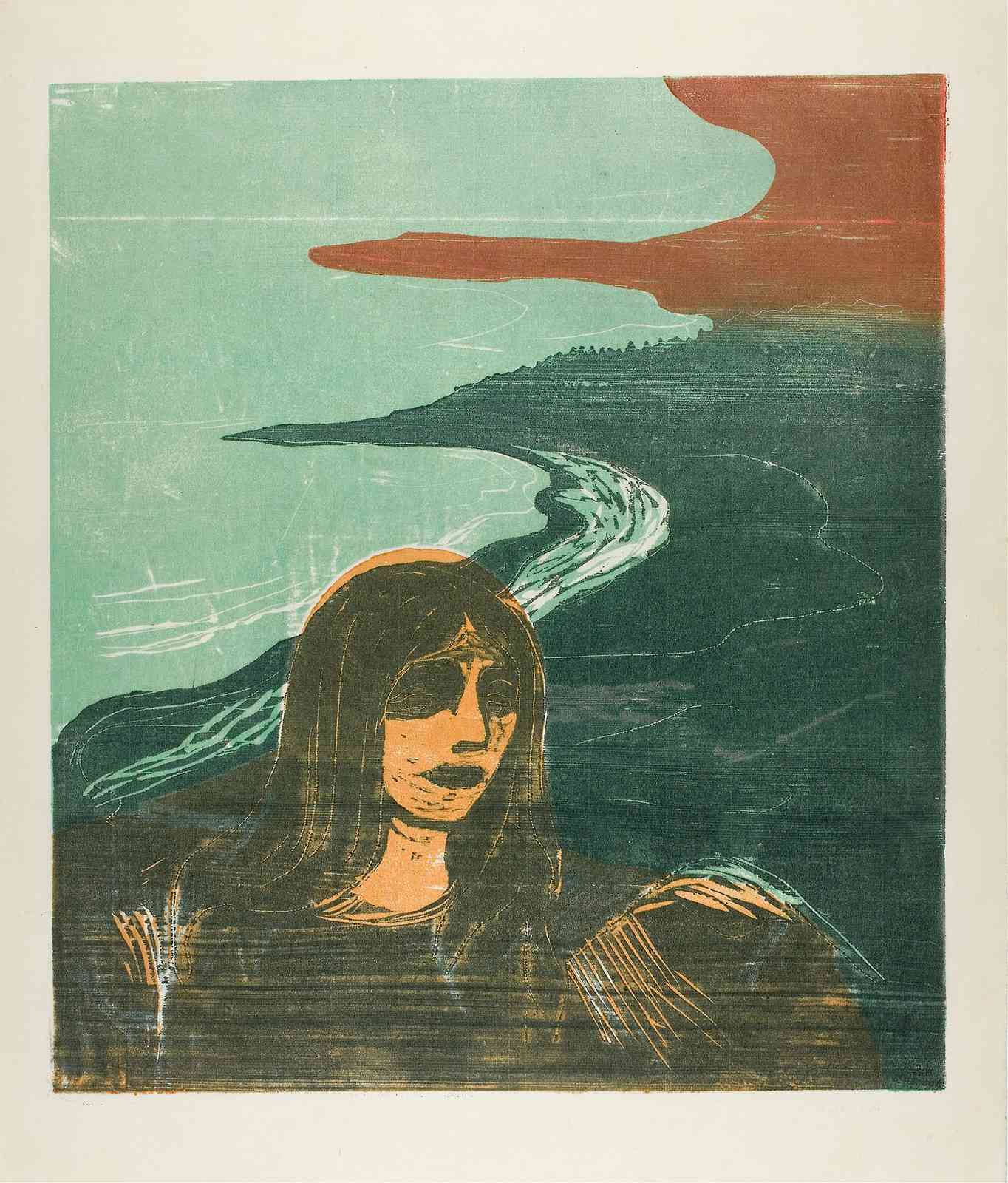 Haunting Figure by Water Wall Art