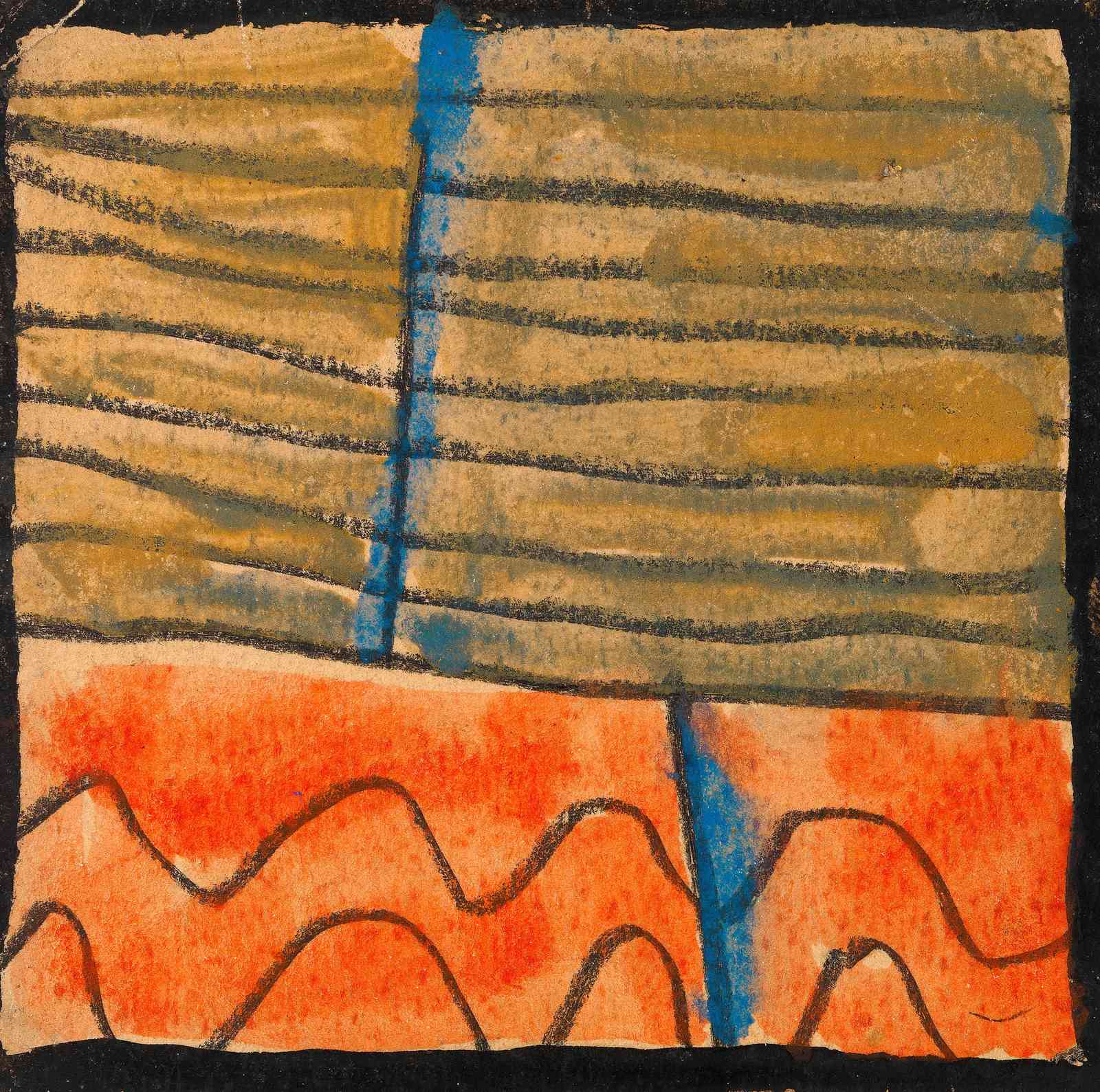 Vibrant Abstract Horizon Wall Art