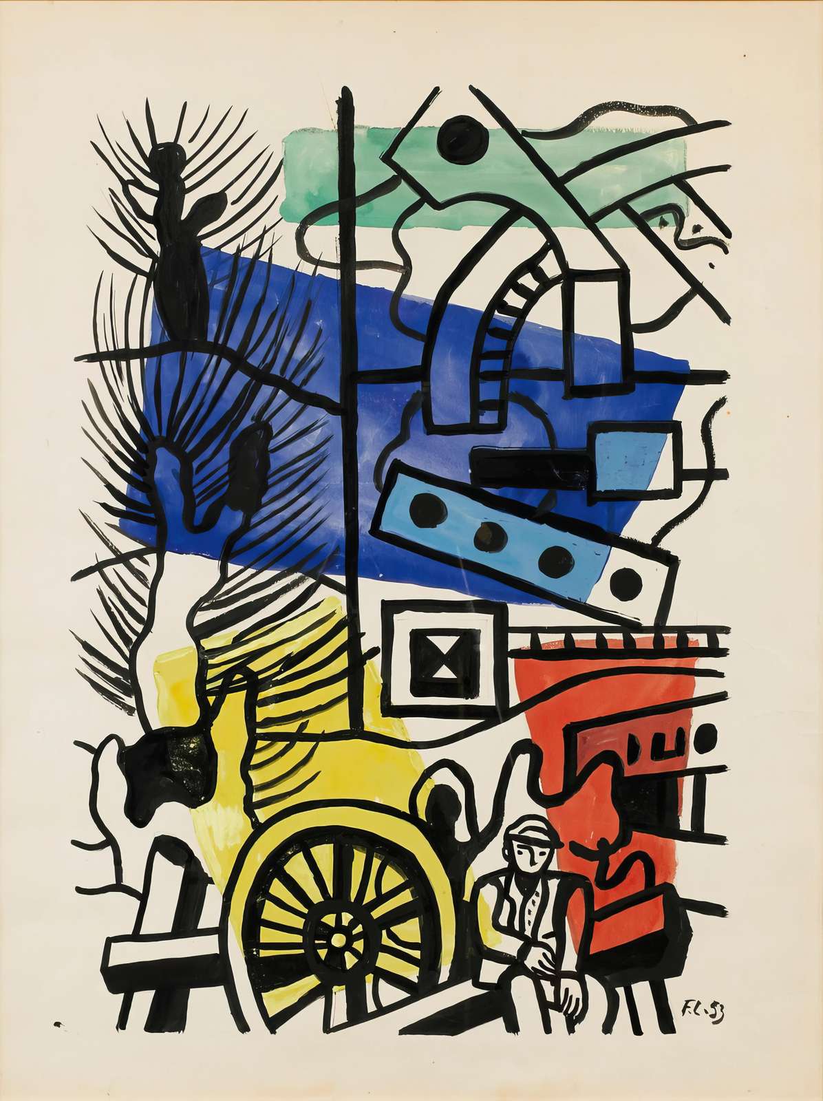 Modern Abstract Machine Art Wall Art