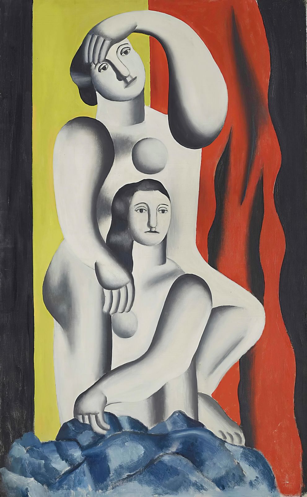 Figurative Modern Art Duo Wall Art