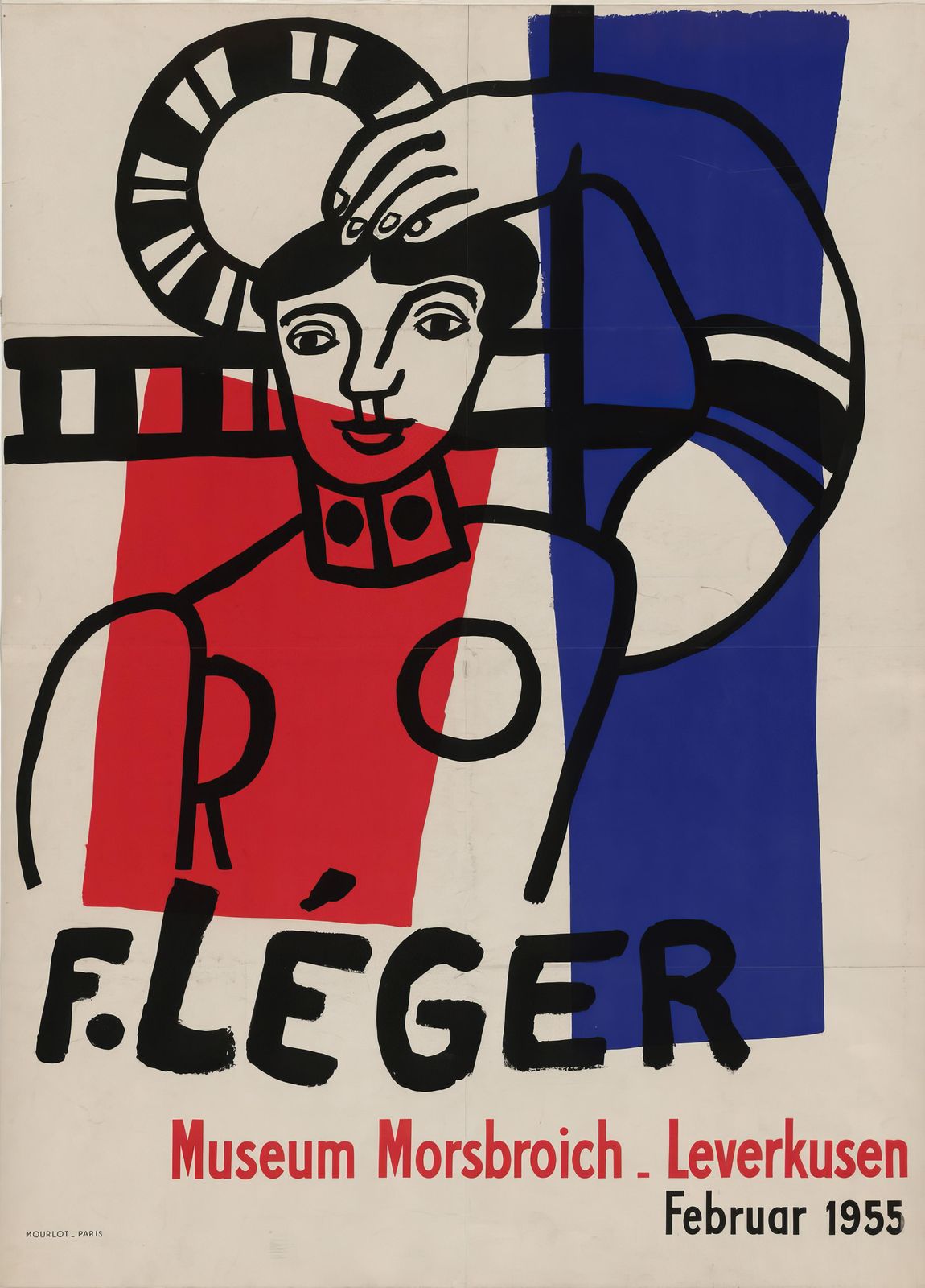 F. Léger Bold Abstract Portrait Wall Art