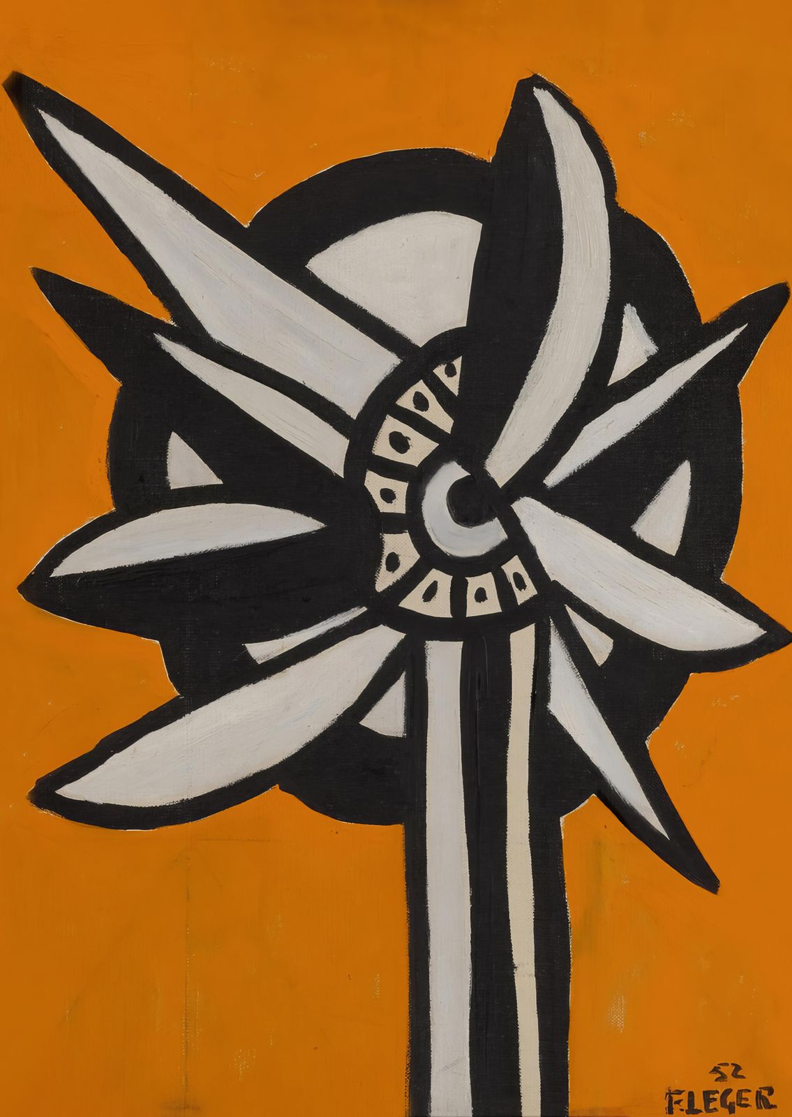 Bold Abstract Flower Wall Art - Modern Wall Art