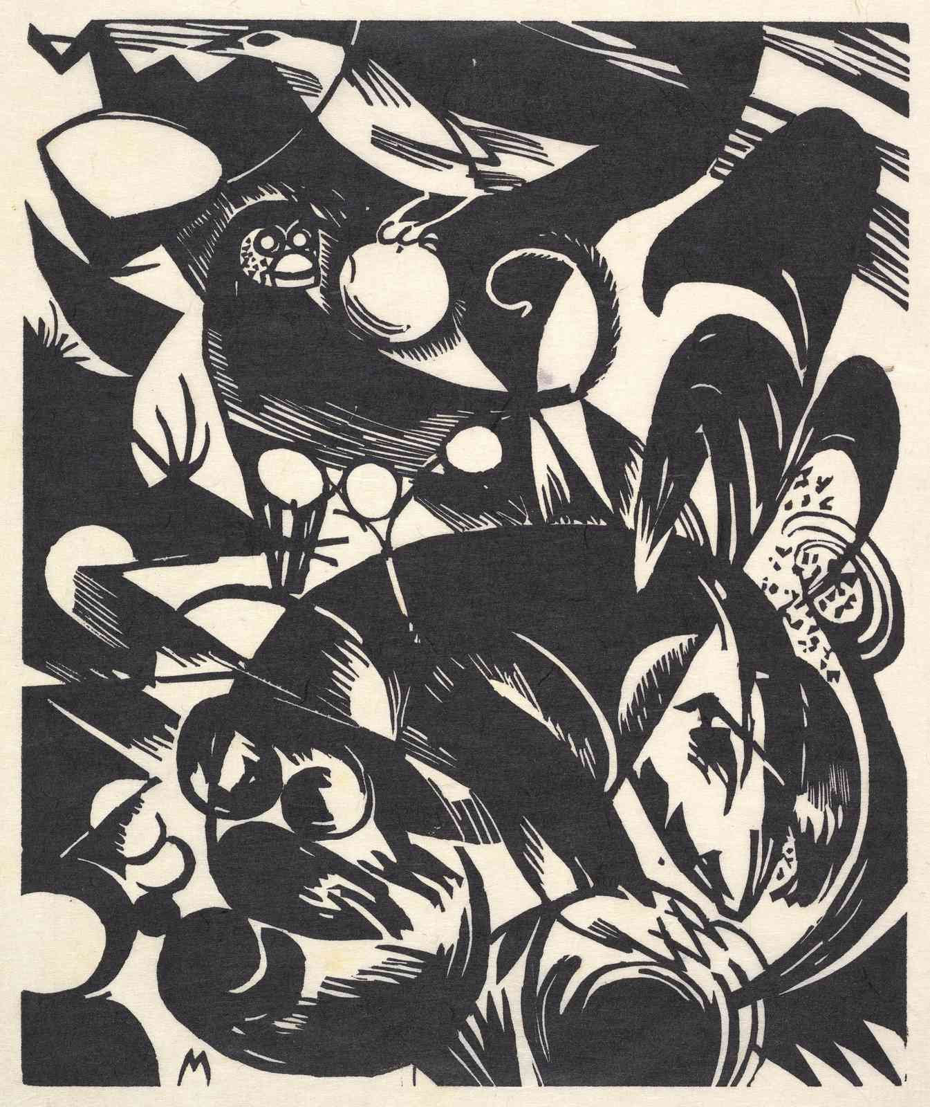 Bold Abstract Animal Art Wall Art