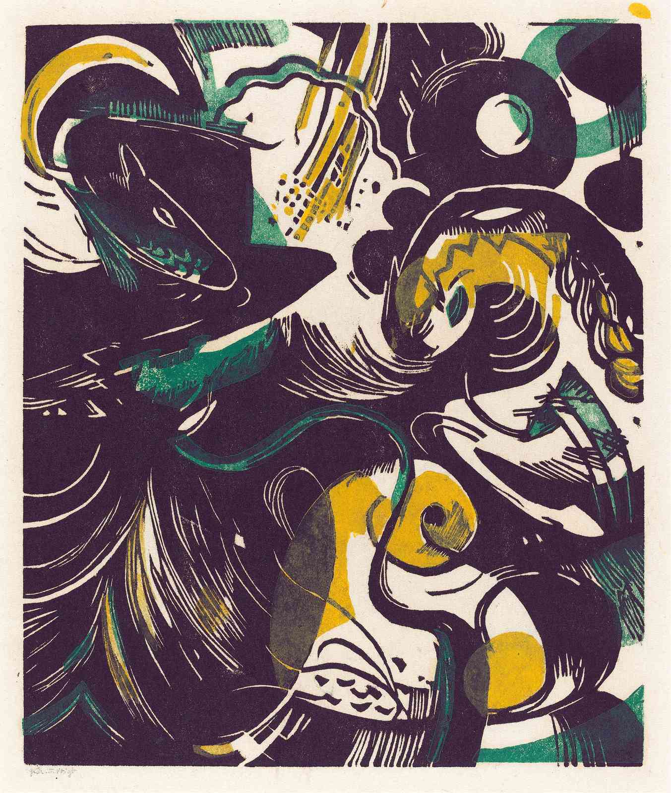 Abstract Animal Motion Wall Art