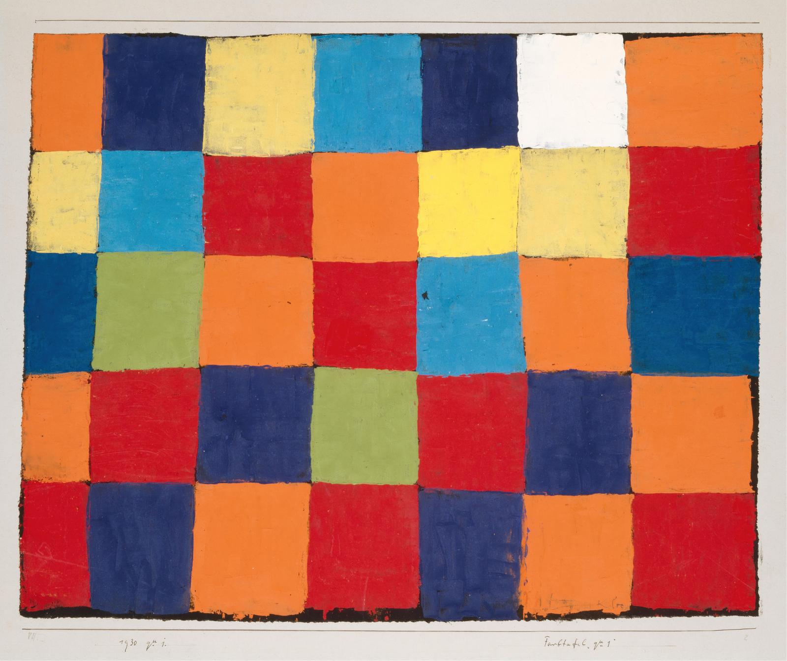 Colorful Squares Abstract Geometric Wall Art