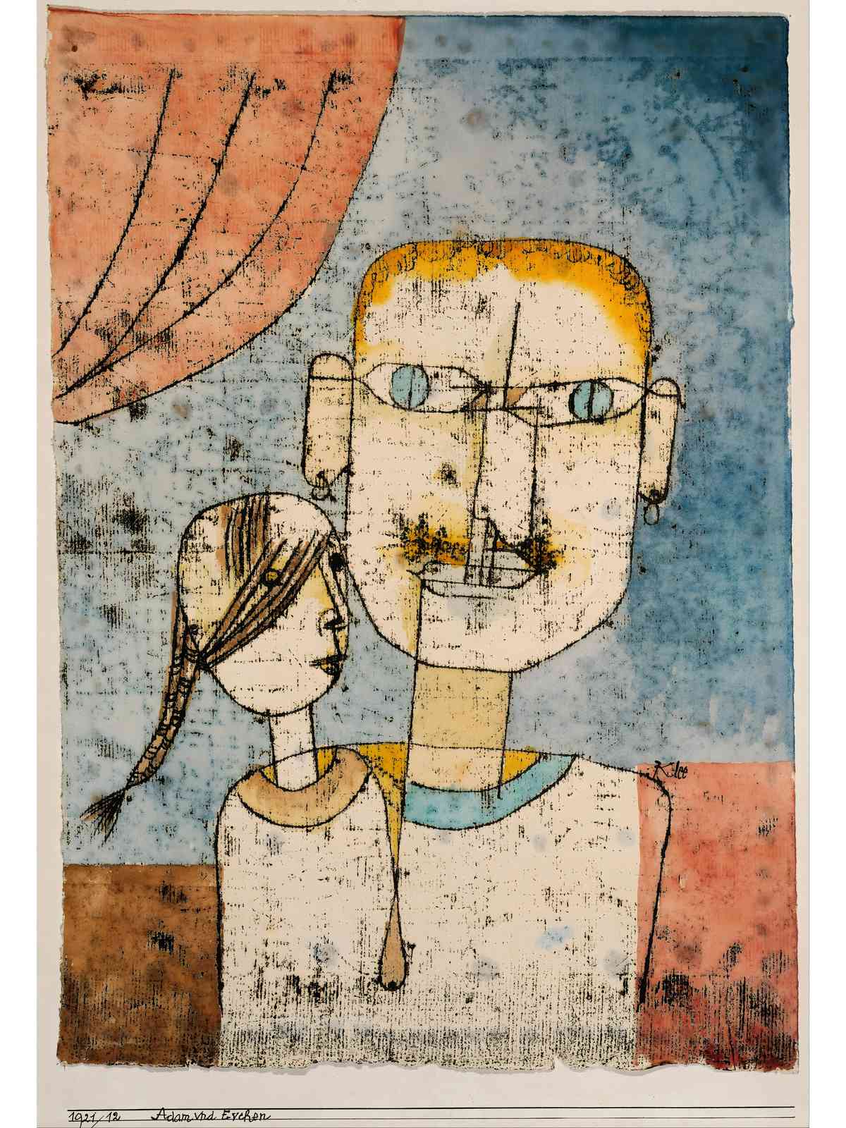 Whimsical Father & Daughter Portrait Wall Art
