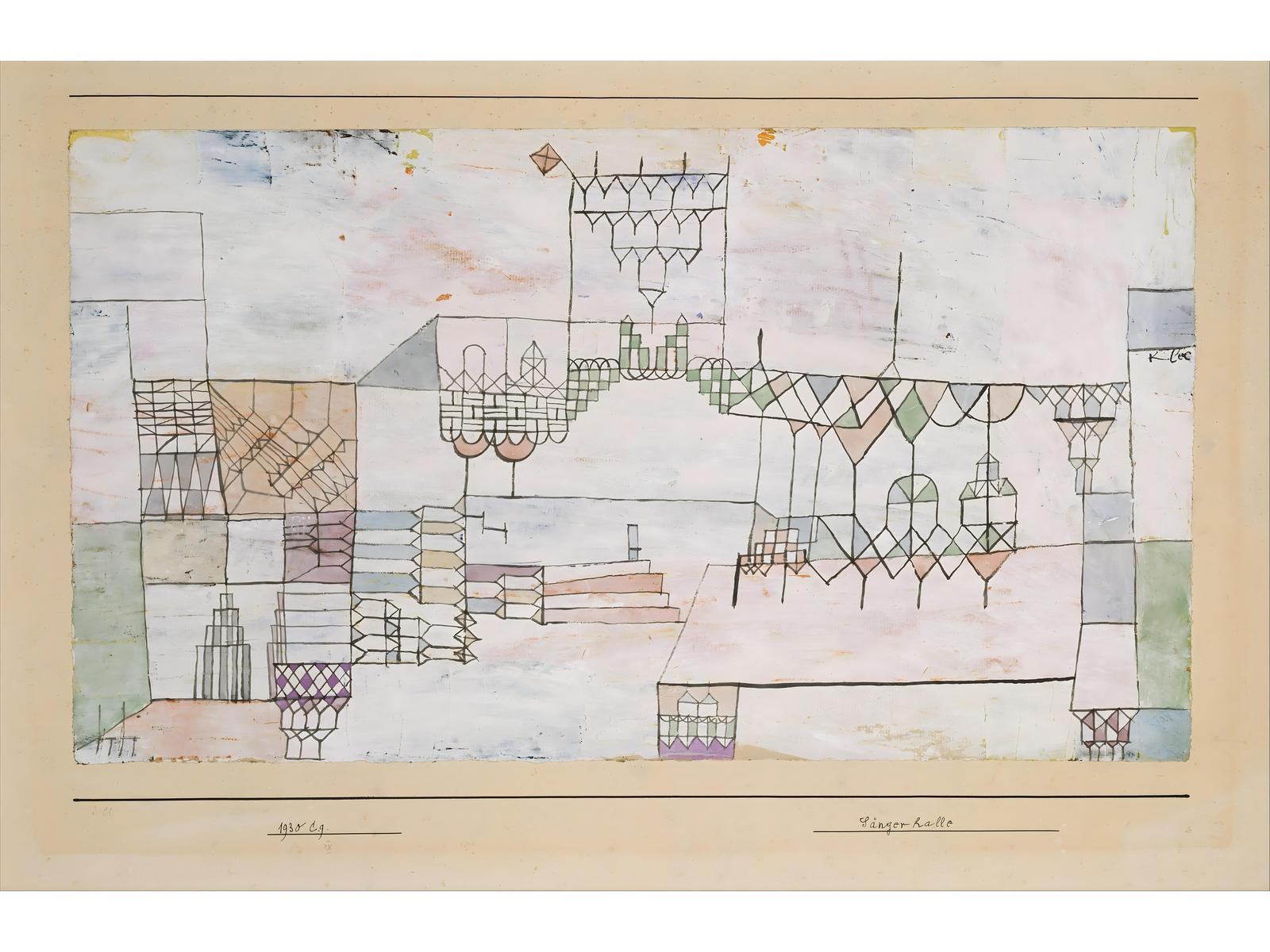 Abstract Geometric Cityscape Wall Art