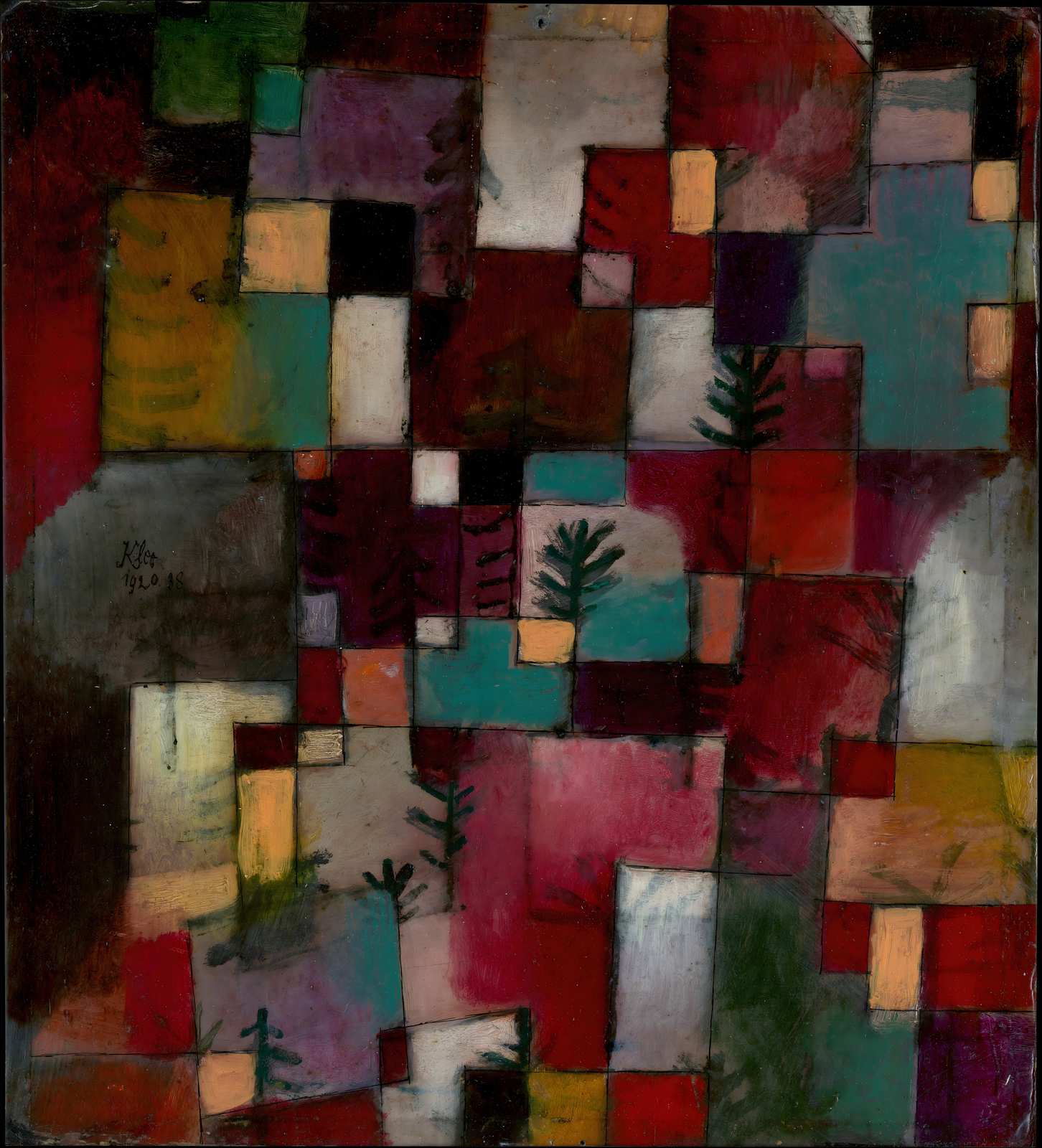 Paul Klee Abstract Forest Wall Art