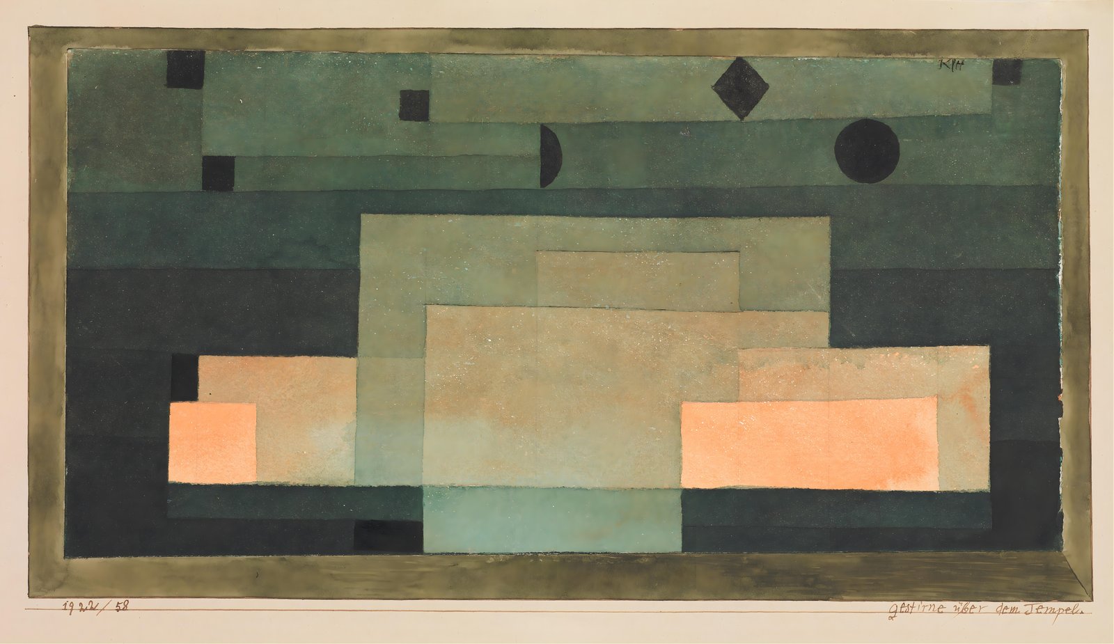 Abstract Geometric Nature Landscape Wall Art