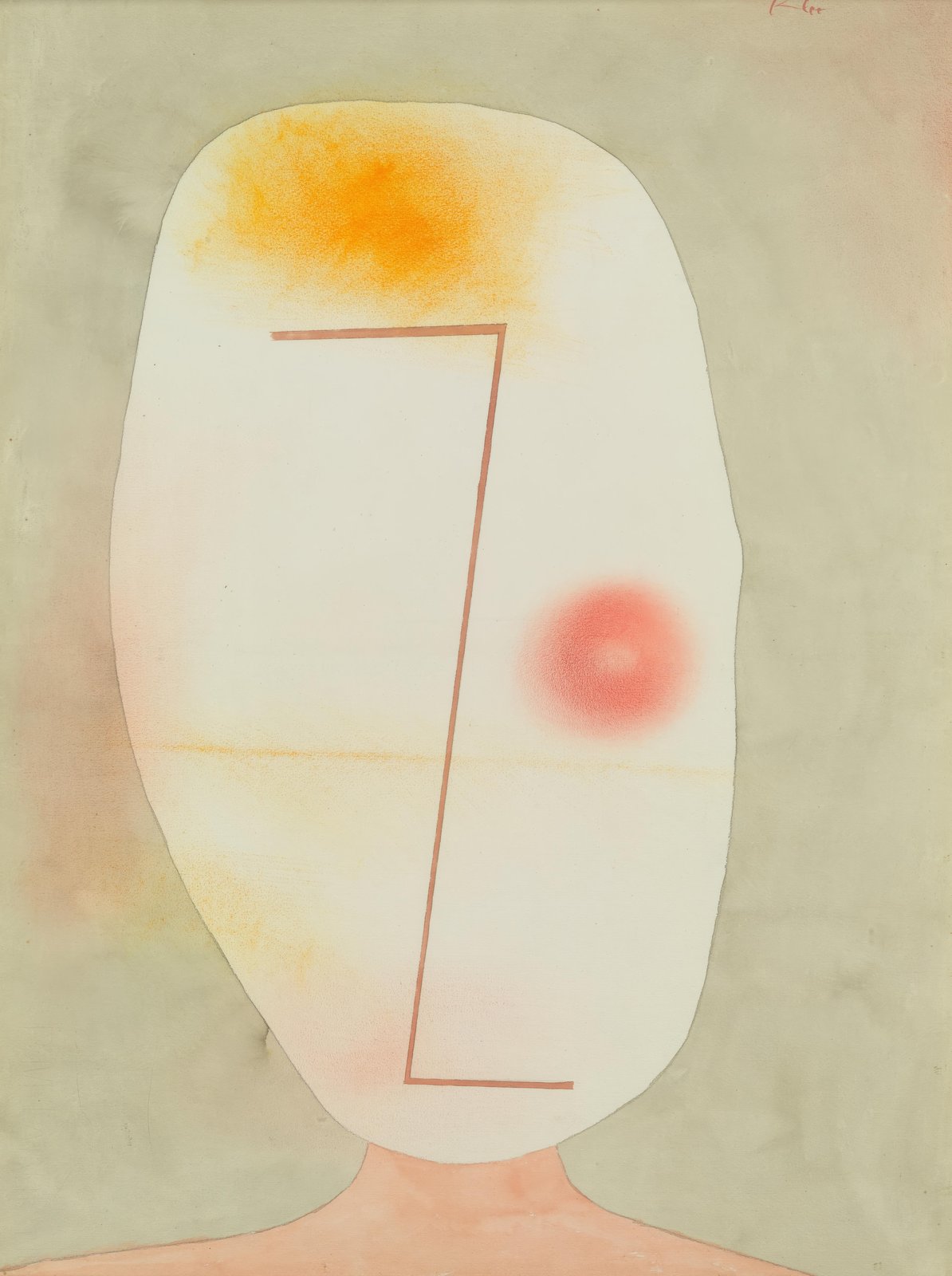 Abstract Face Portrait Wall Art