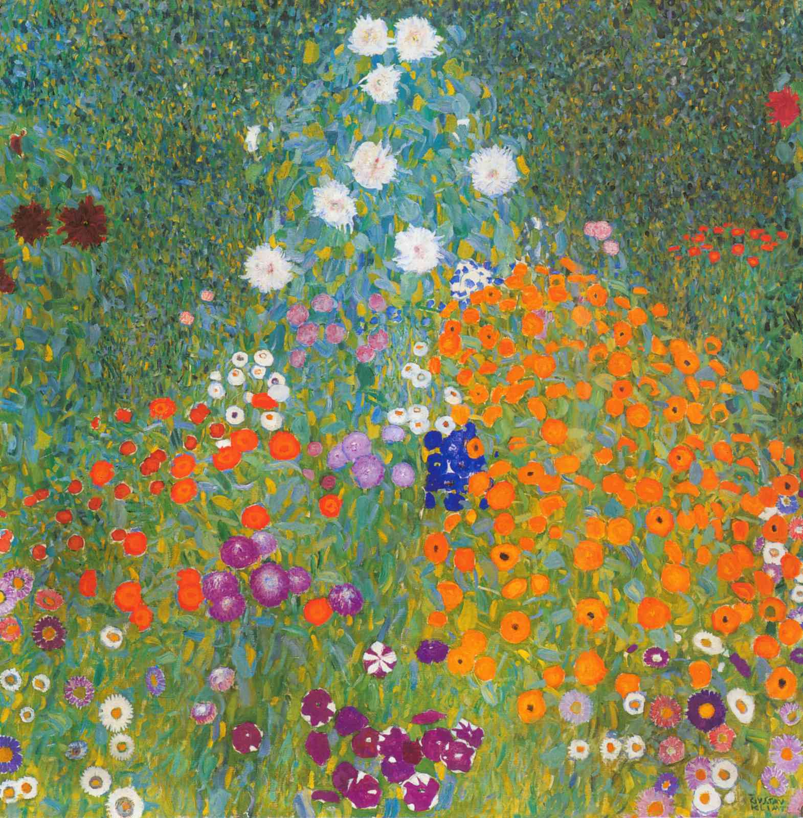 Vibrant Garden Blooms Wall Art