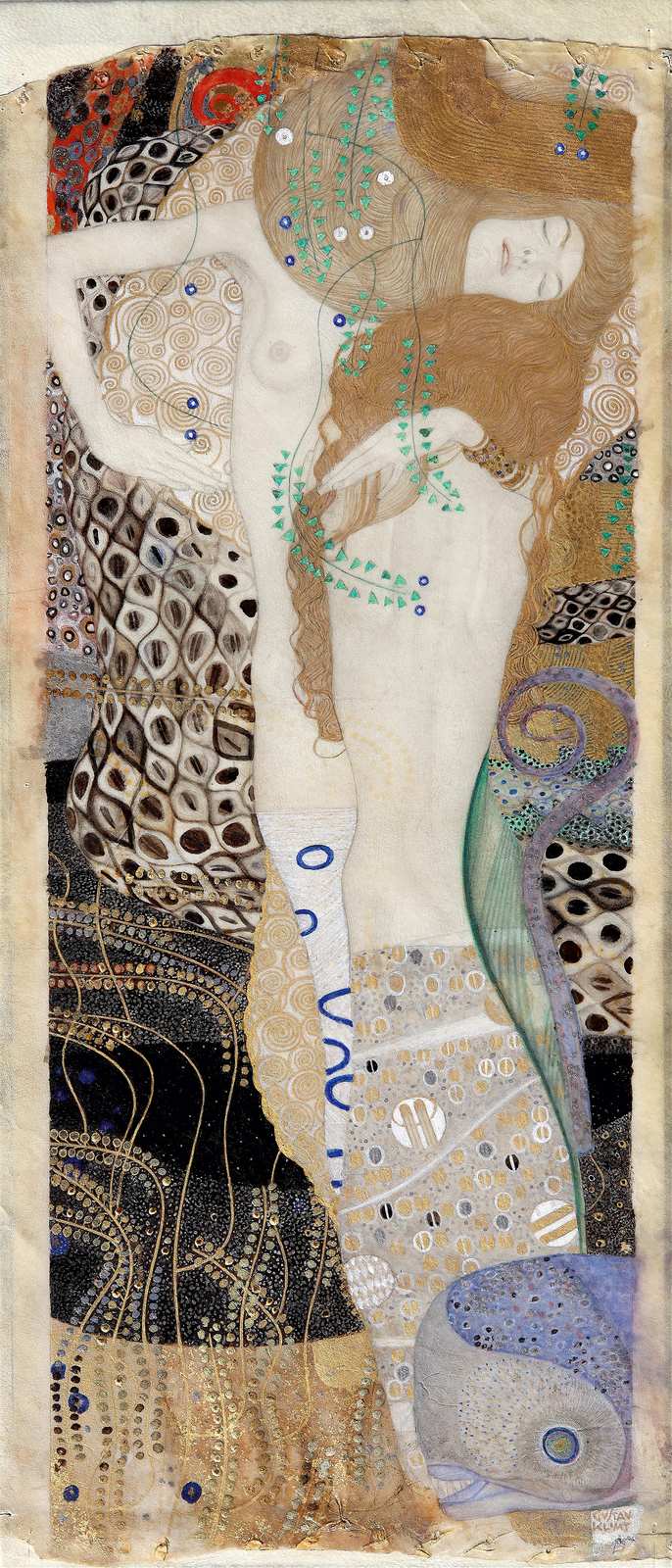 Gustav Klimt "The Kiss" Inspired Art Wall Art