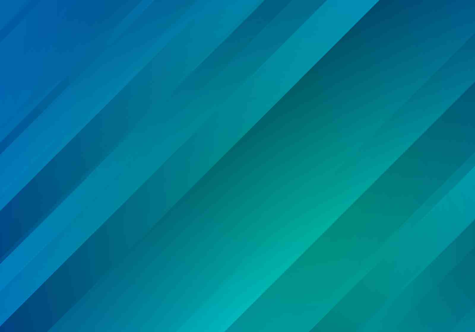 Modern Teal & Blue Diagonal Lines Wall Art