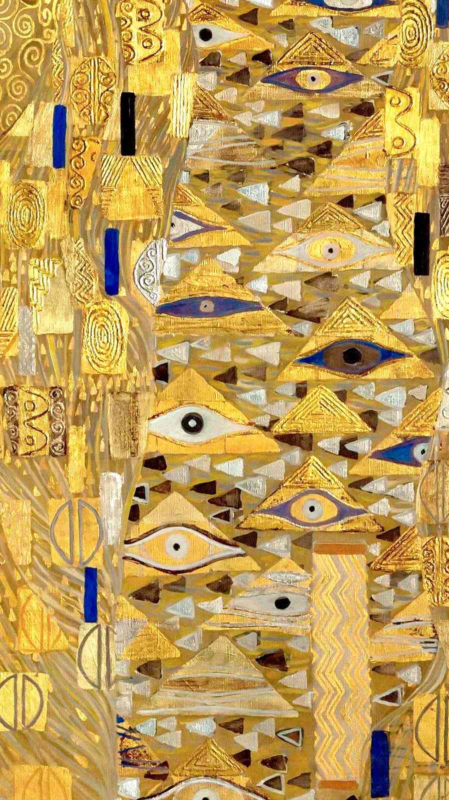 Golden Eye Art Nouveau Wall Art