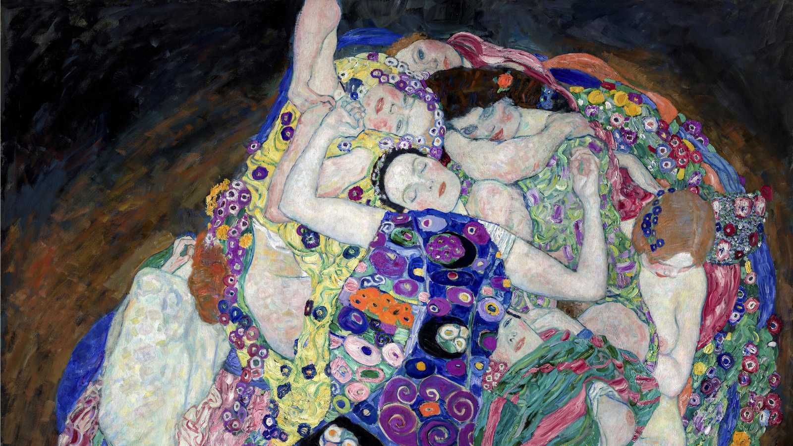 The Embrace of Love Klimt Inspired Wall Art