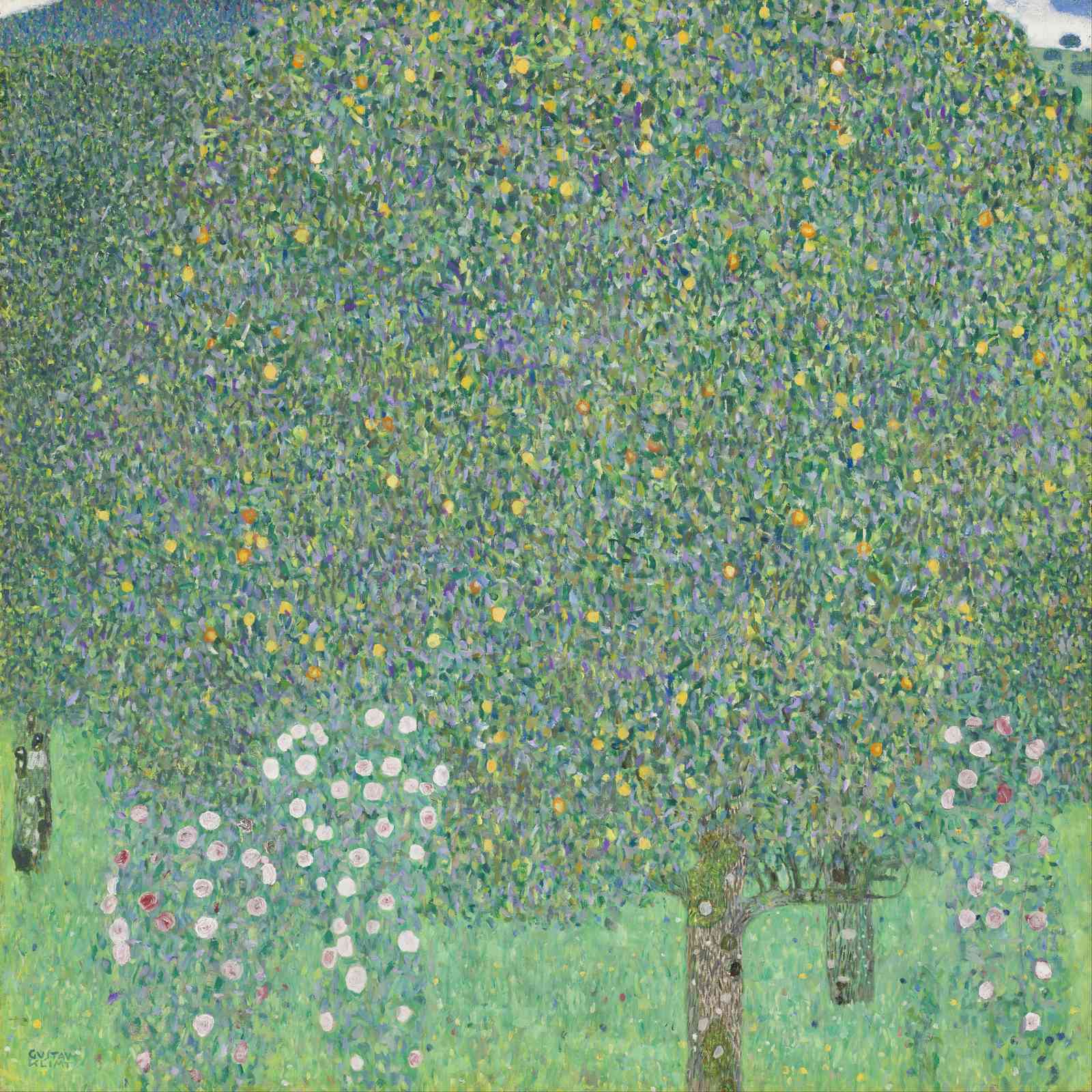 Klimt Orchard Garden Impressionist Wall Art