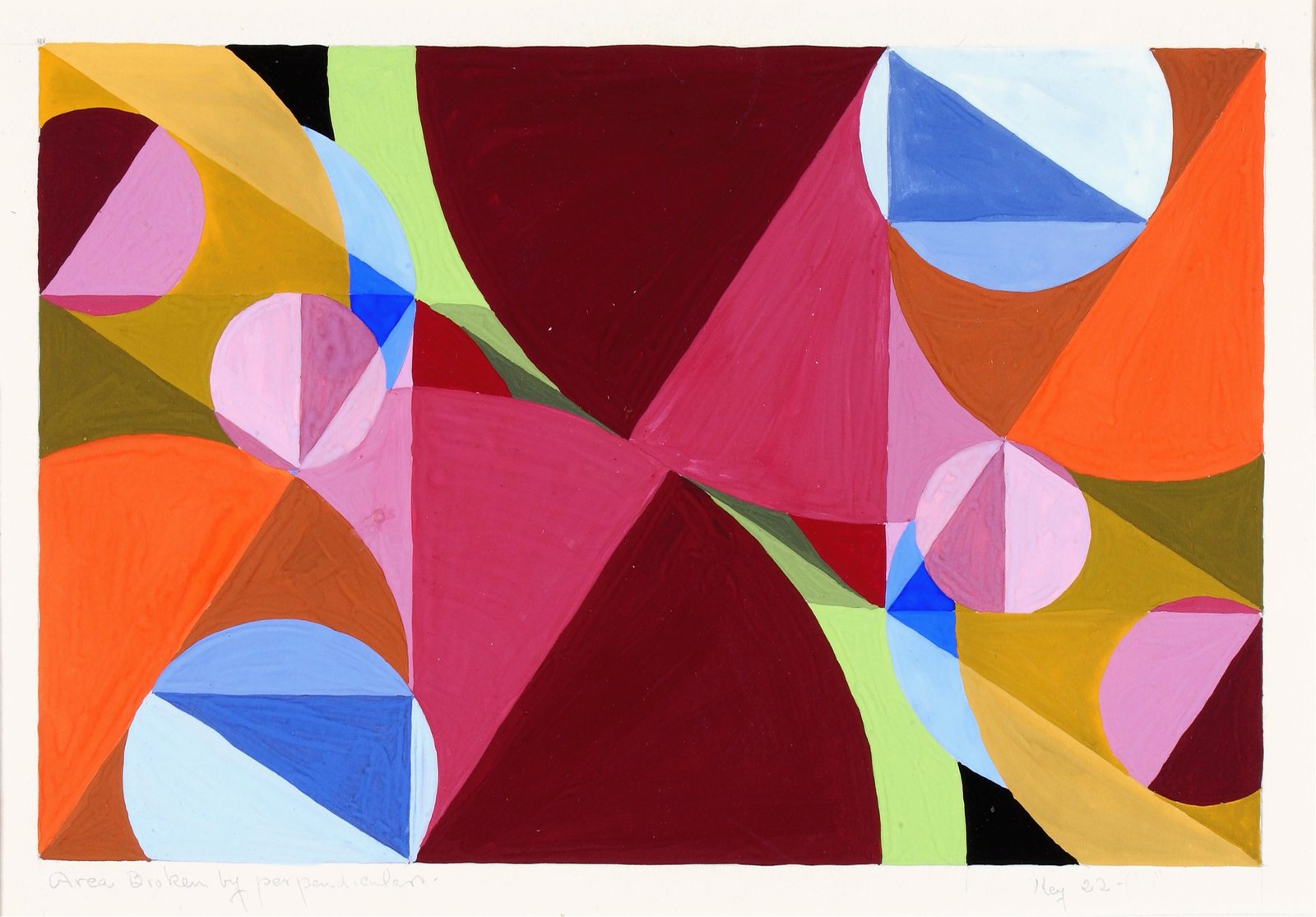 Geometric Abstract Shapes Wall Art