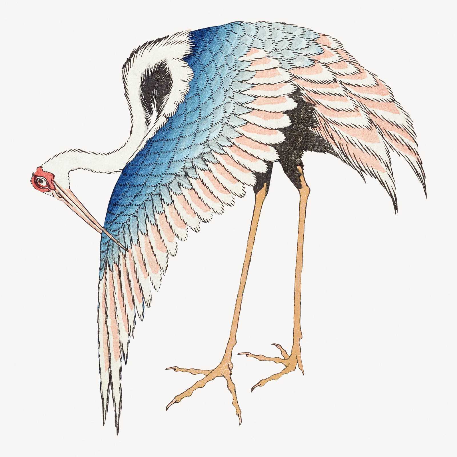 Elegant Crane Zen Art Wall Art