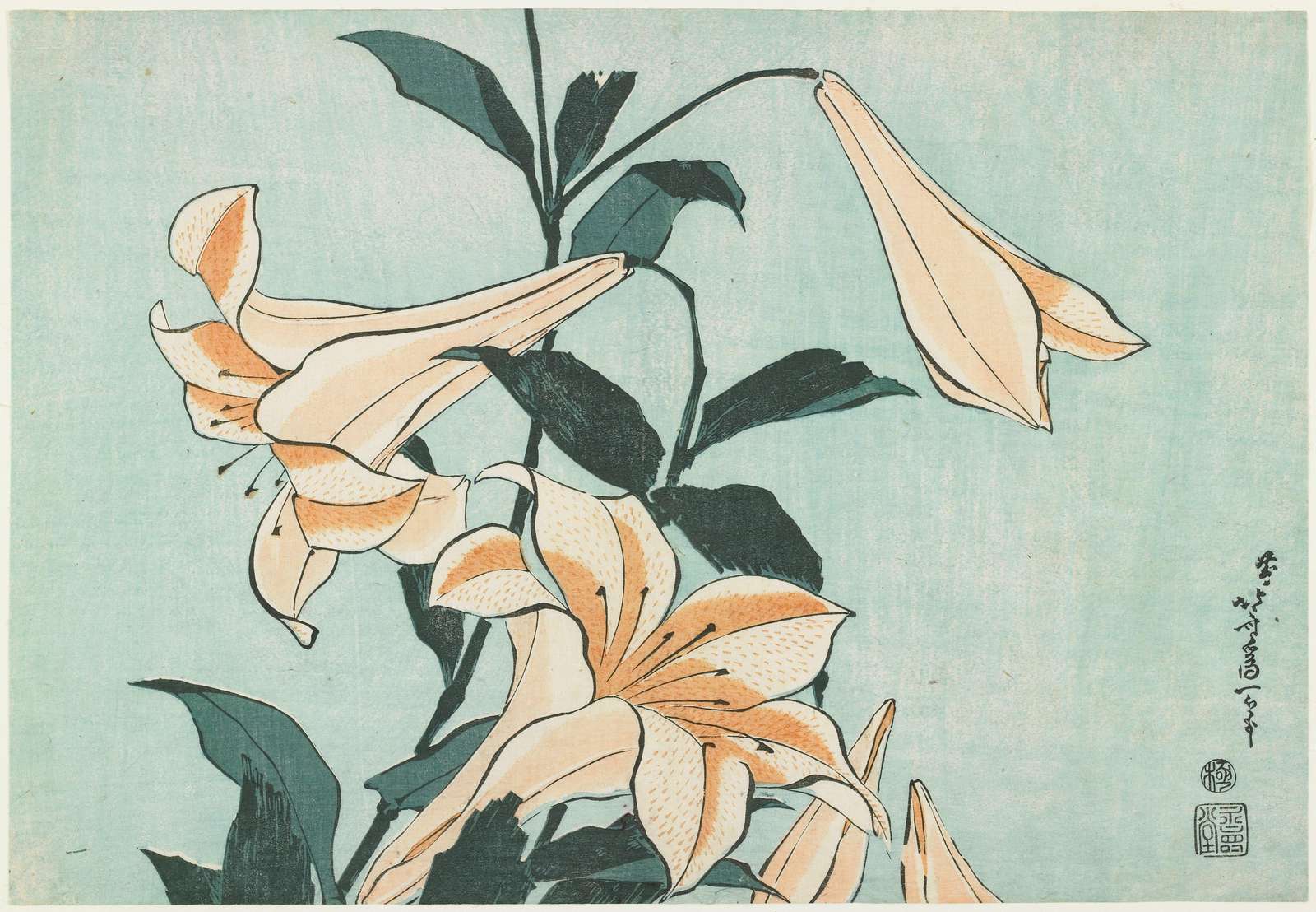 Elegant Lily Floral Wall Art Wall Art