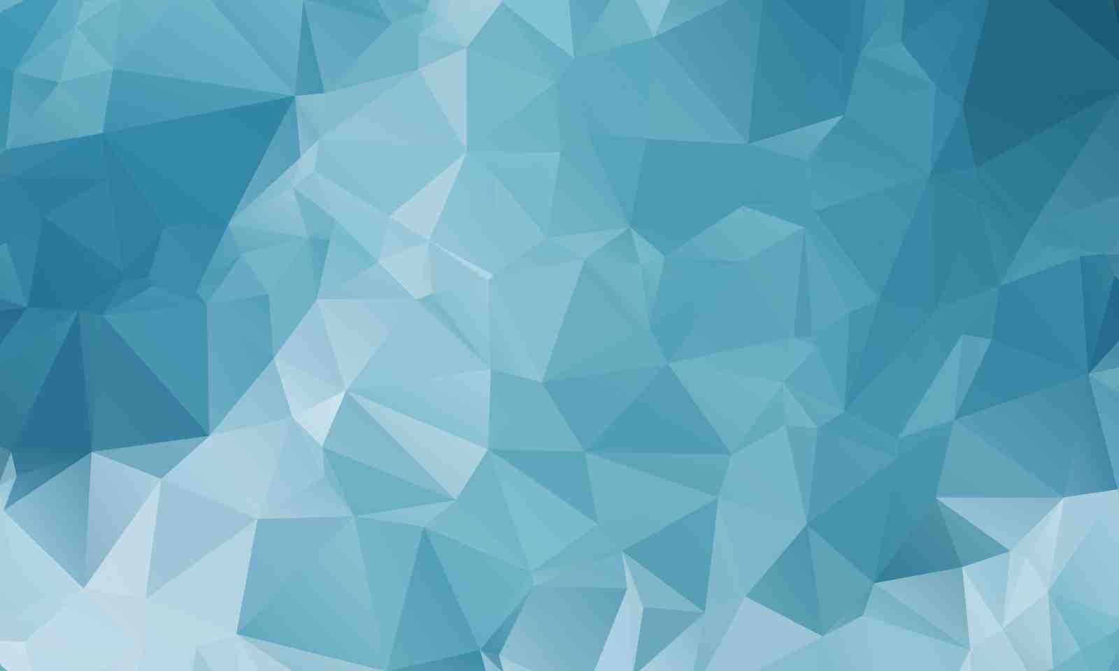 Serene Geometric Blue Abstract Wall Art