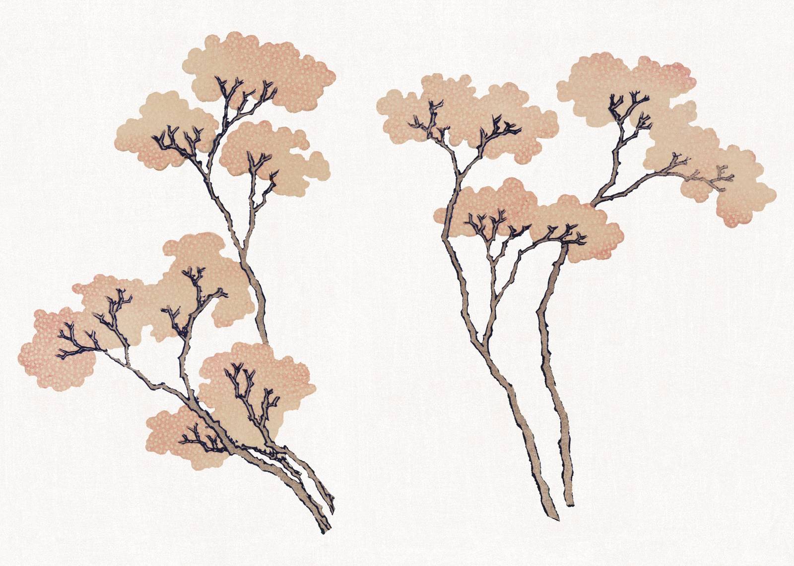 Serene Blossom Branches Wall Art