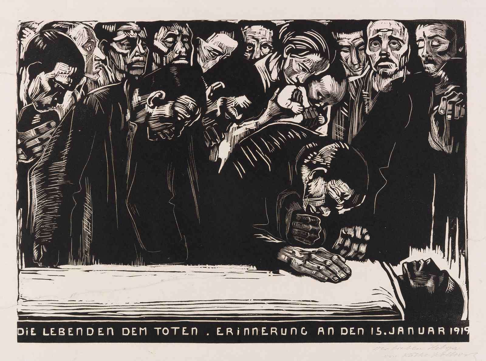 German Expressionist Grief Wall Art