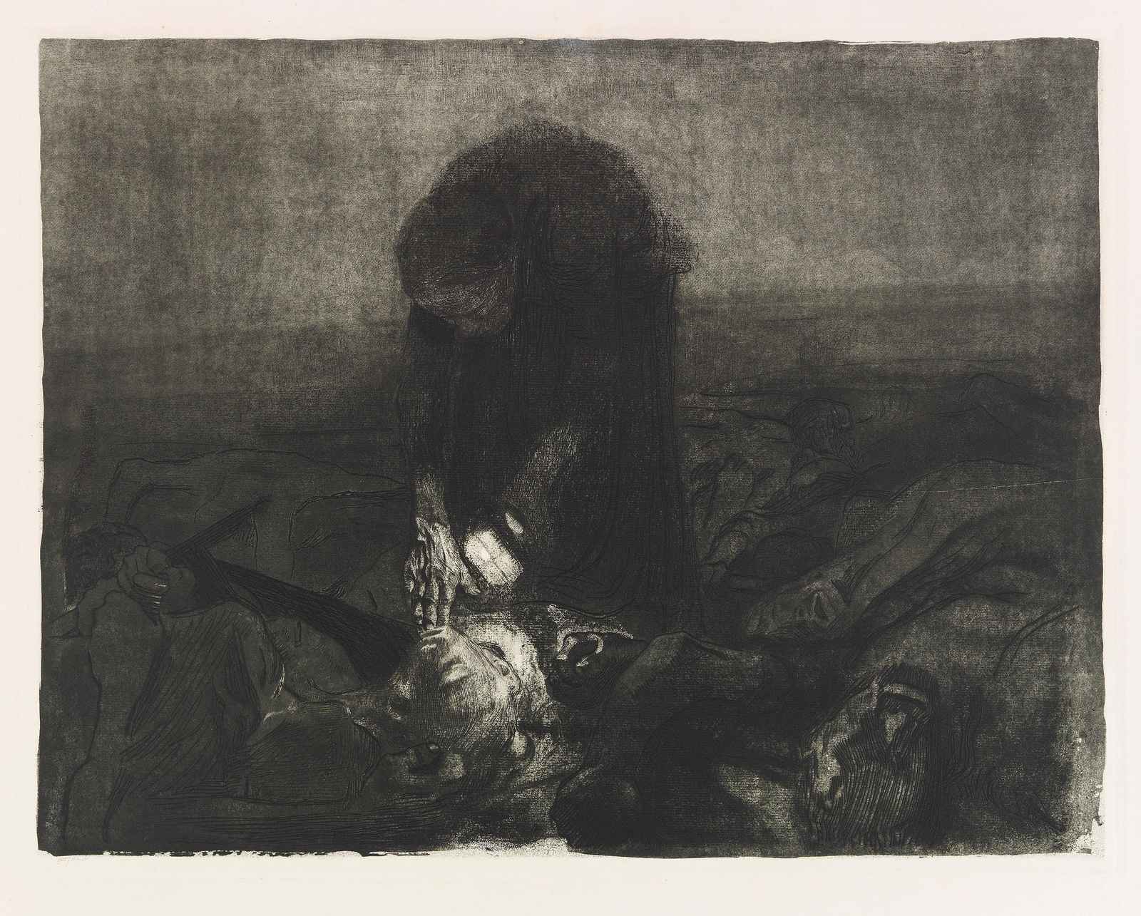 Haunting Figures Dark Mood Wall Art