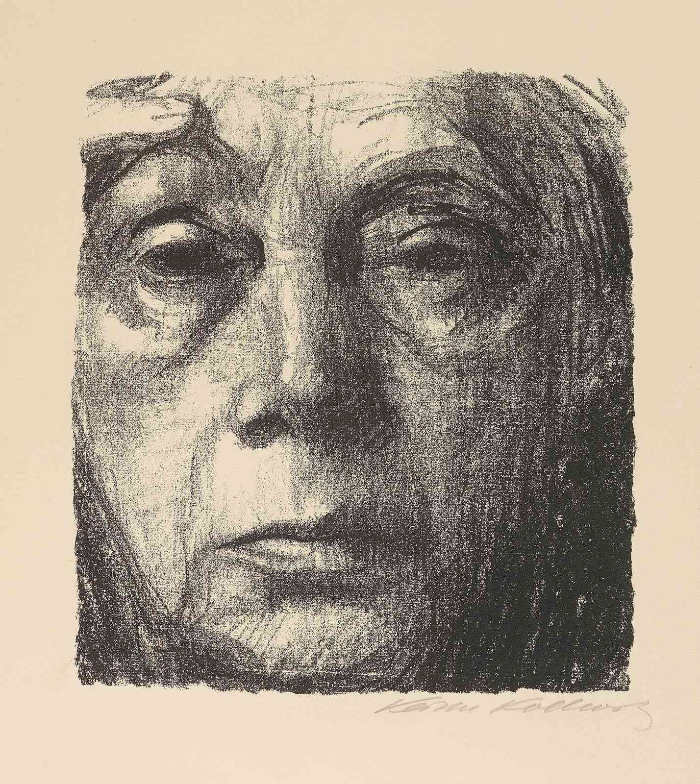 Haunting Portrait Expressionist Wall Art