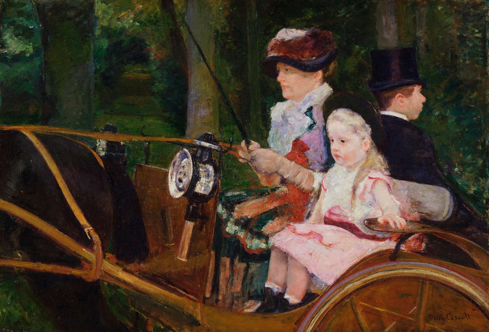 Mary Cassatt Family Carriage Ride Wall Art