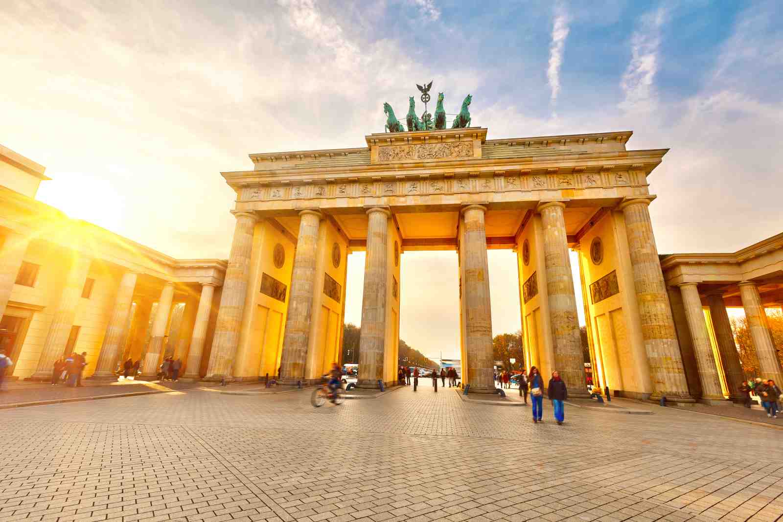 Brandenburg Gate Golden Hour Wall Art