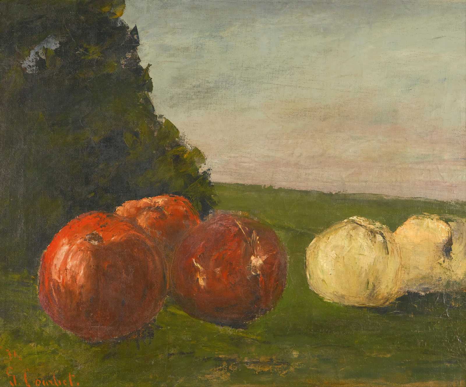 Still Life Apples & Onions Wall Art