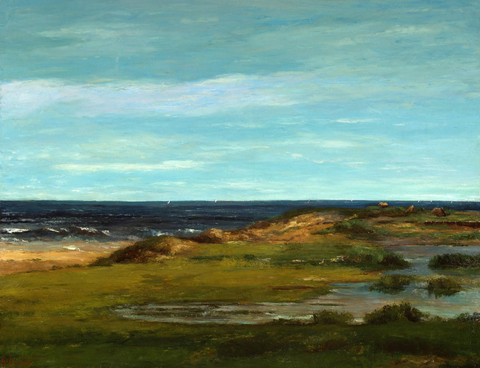 Tranquil Coastal Landscape Wall Art