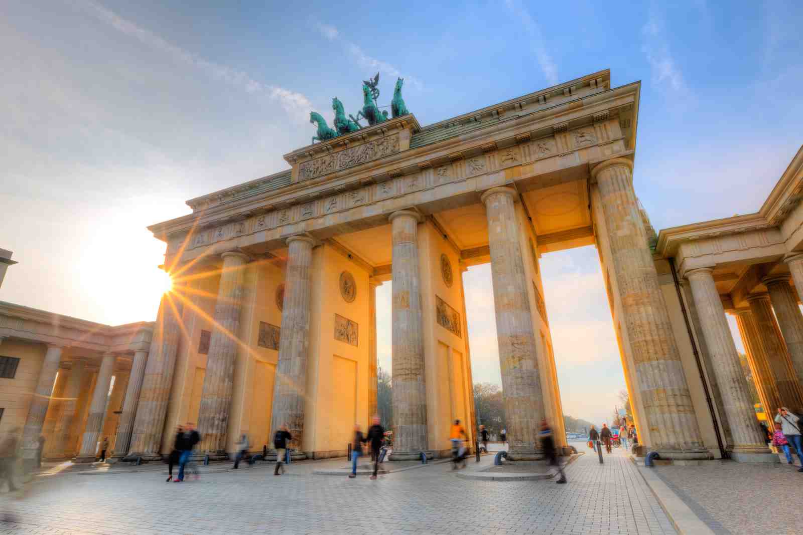Brandenburg Gate Sunset Wall Art