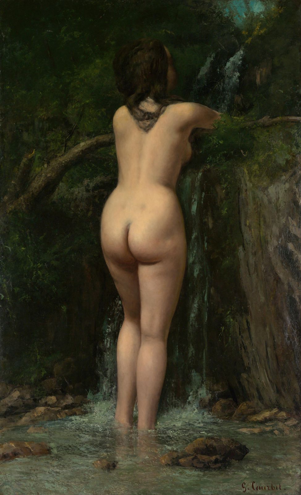 Bather in Nature Classic Art Wall Art