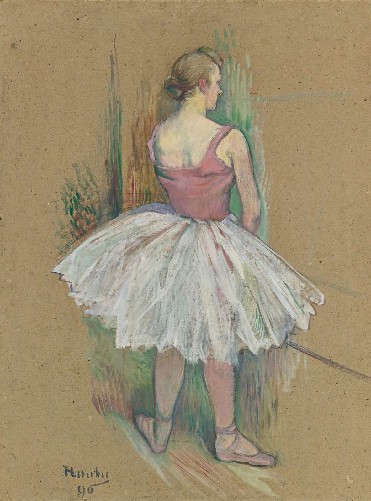 Ballet Dancer Pose Wall Art - Elegant Wall Art