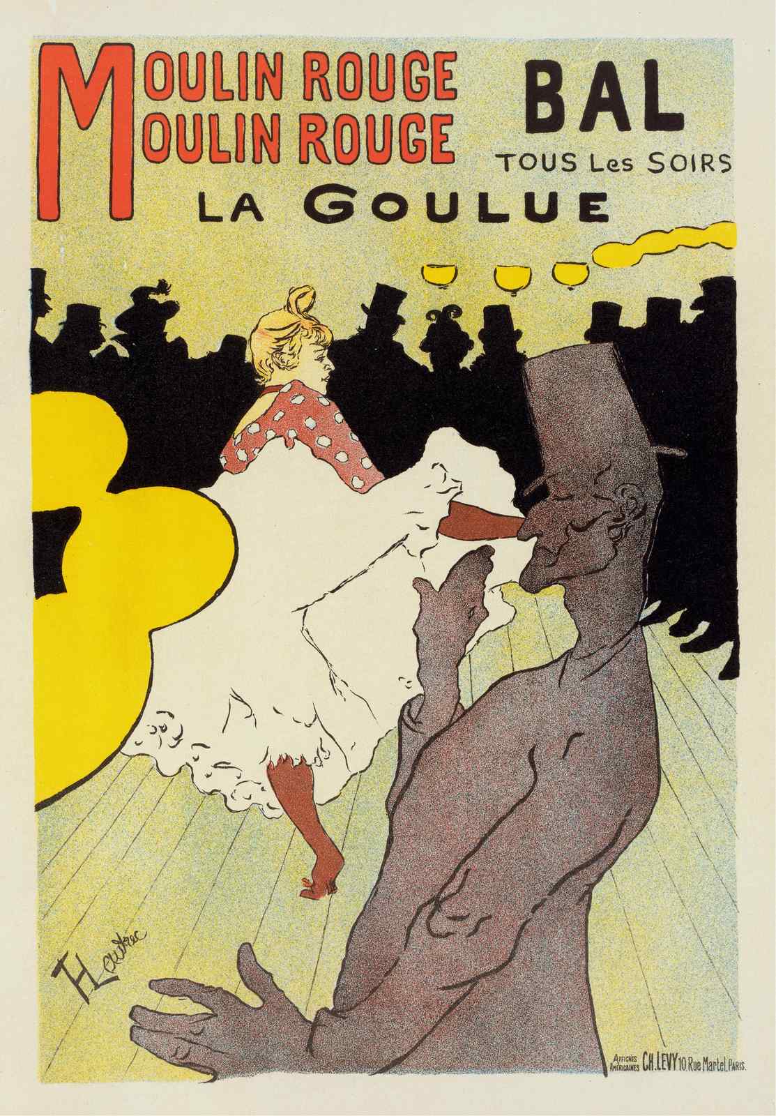 Moulin Rouge La Goulue Vintage Poster Wall Art