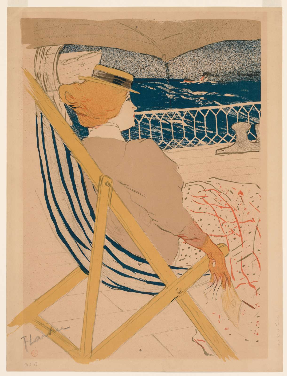 Woman at the Seaside Wall Art