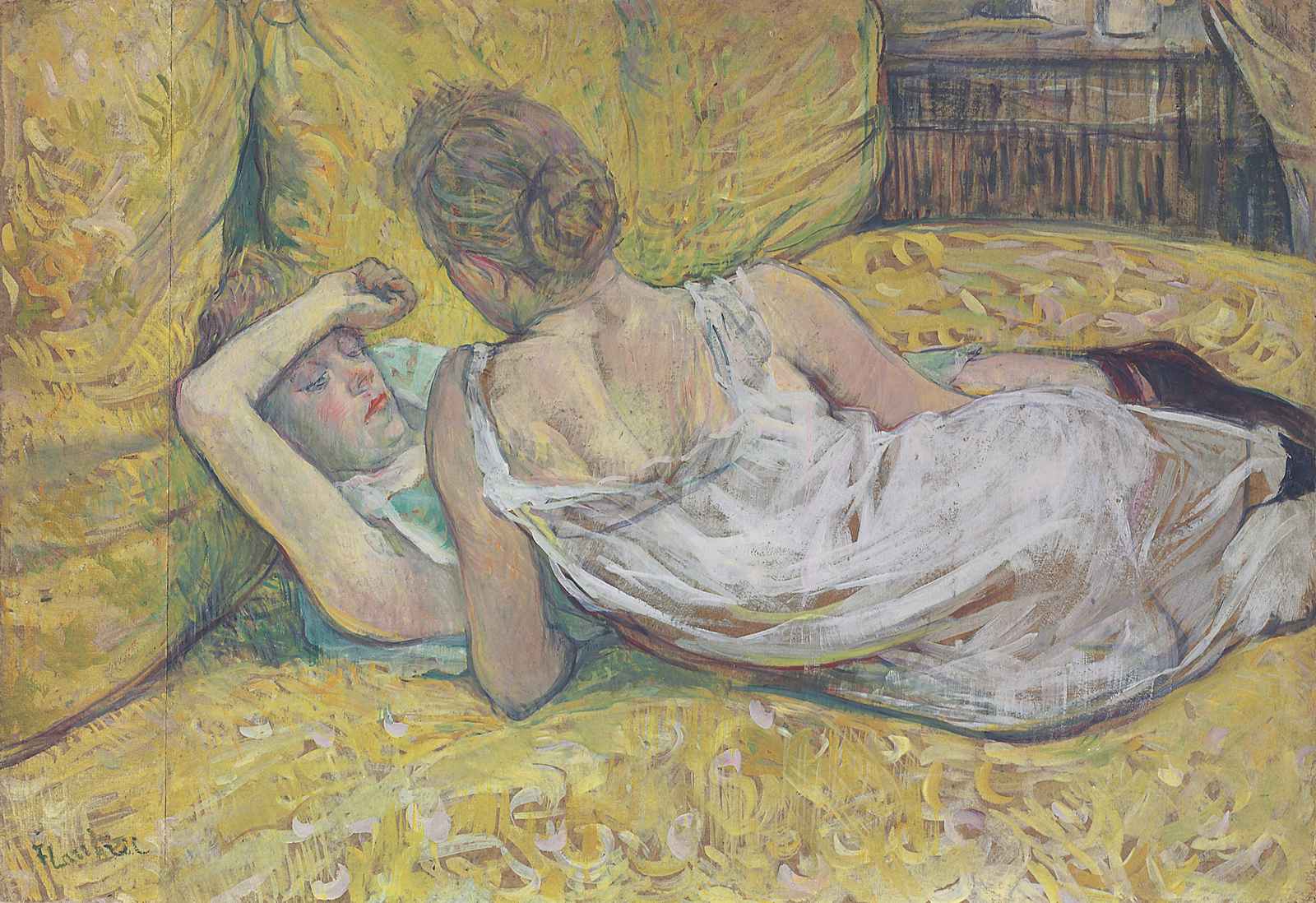 Vintage Bedroom Intimacy Wall Art