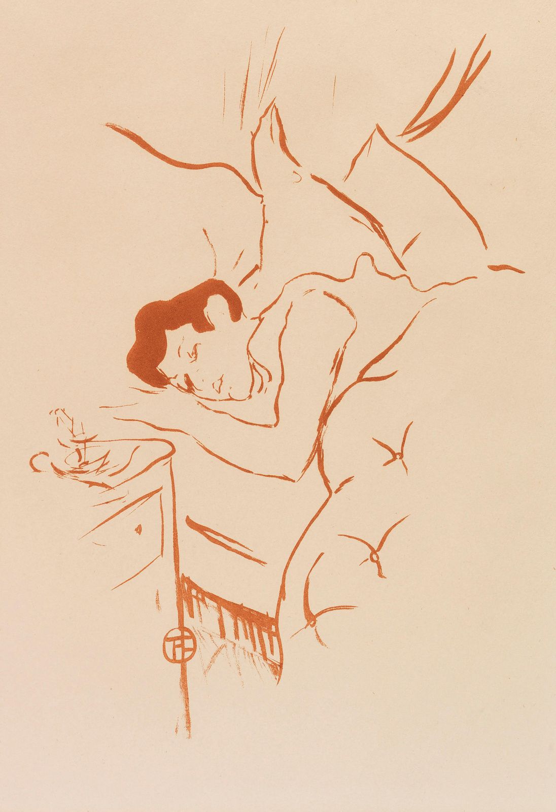 Art Nouveau Nude Rest Wall Art