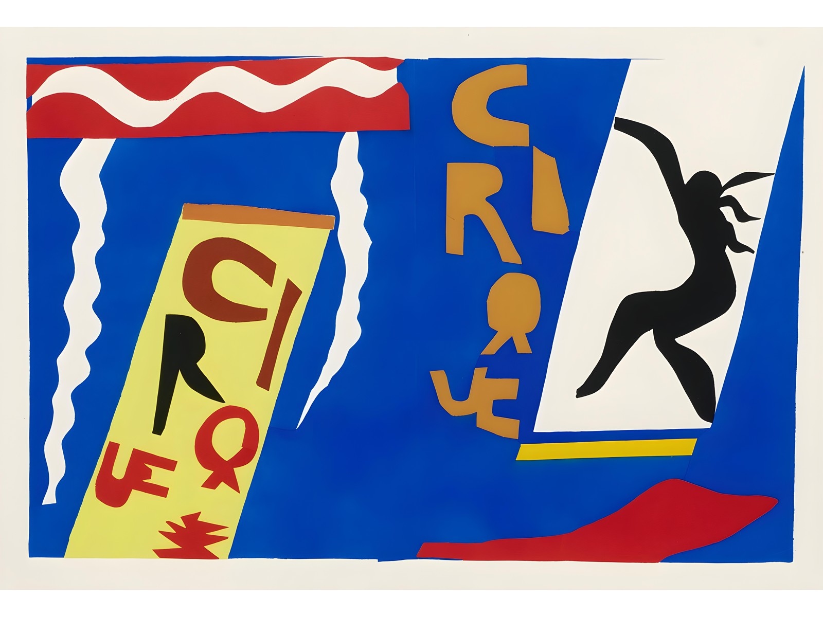 Vibrant Circus Dancer Wall Art