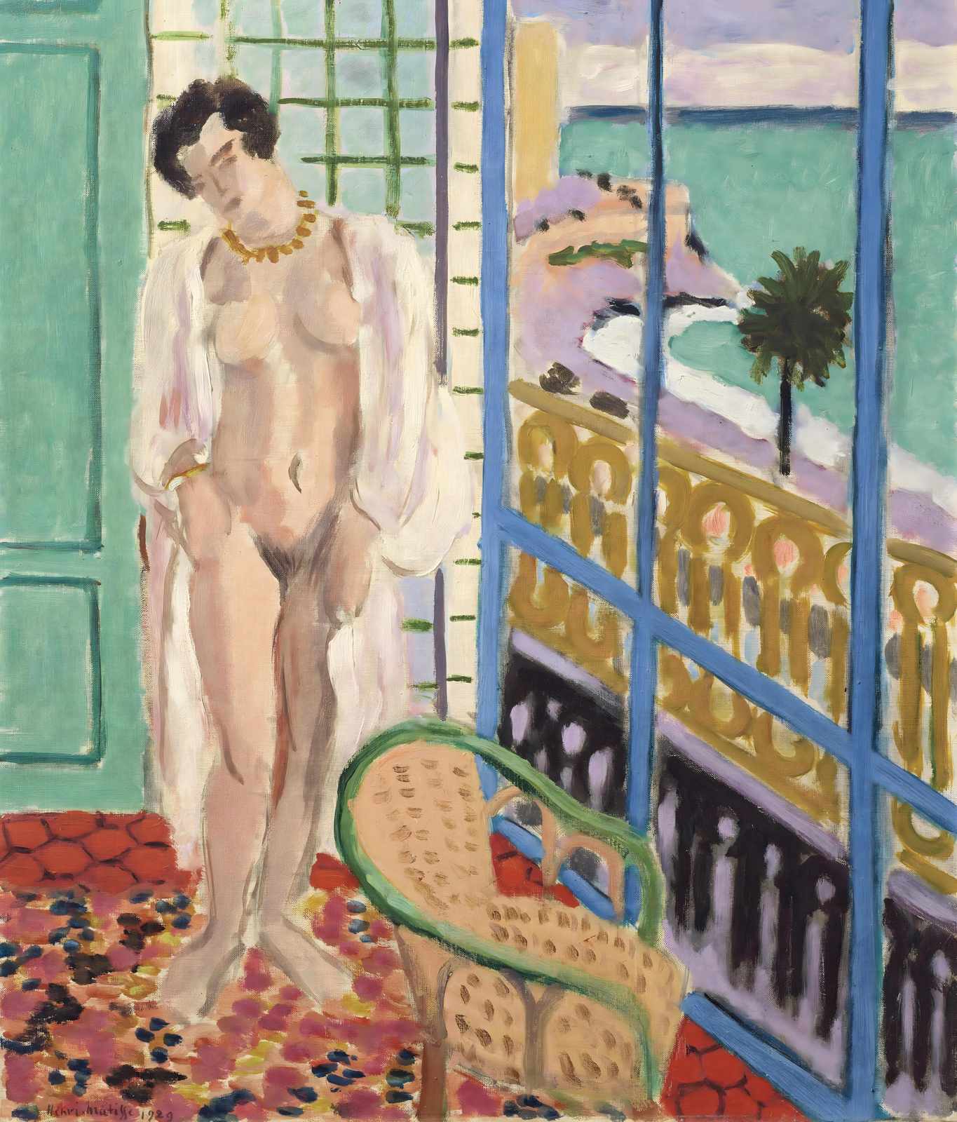Matisse Nude with Open Window Wall Art