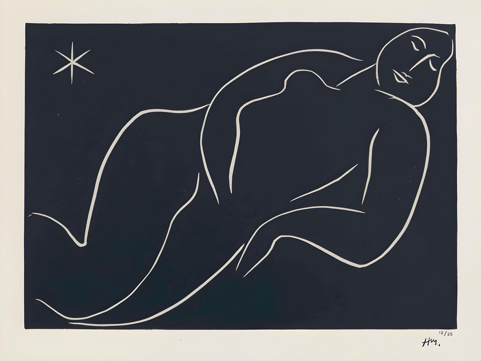 Elegant Nude Line Art Wall Art